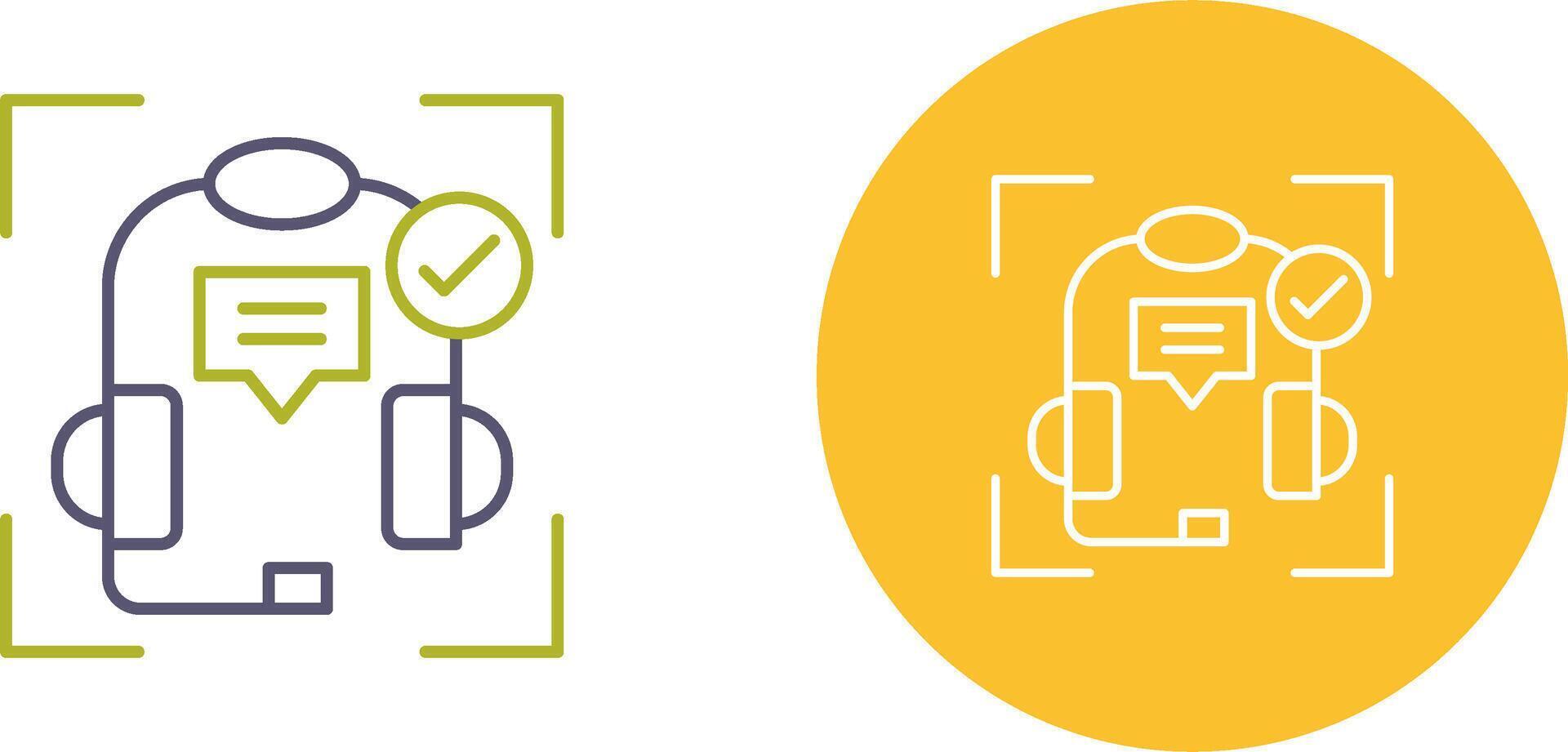 Technical Support Icon Design vector