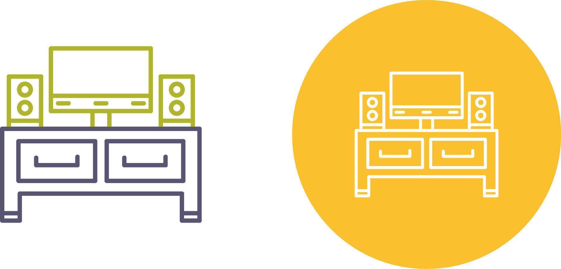 Television Icon Design vector