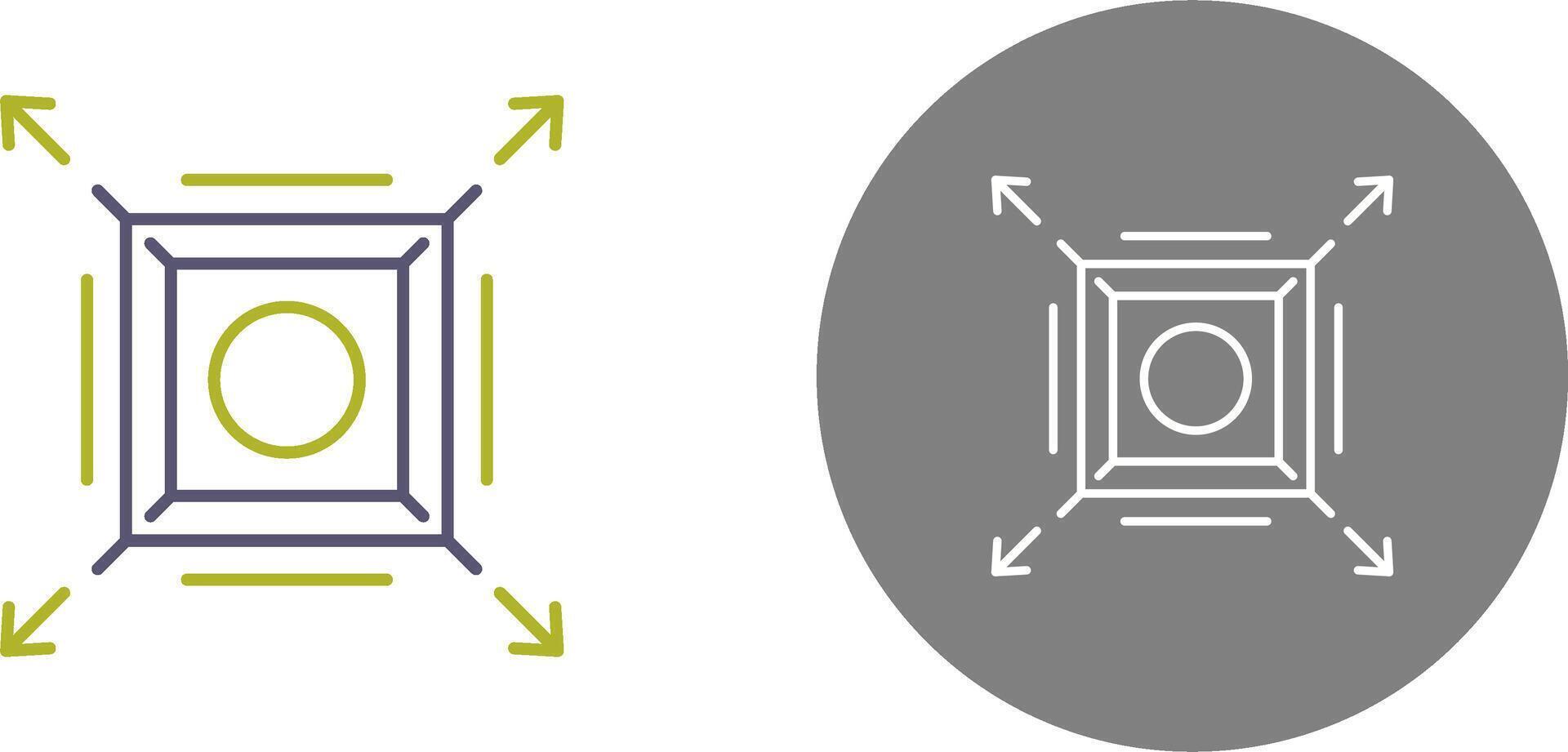 Maximize Icon Design vector