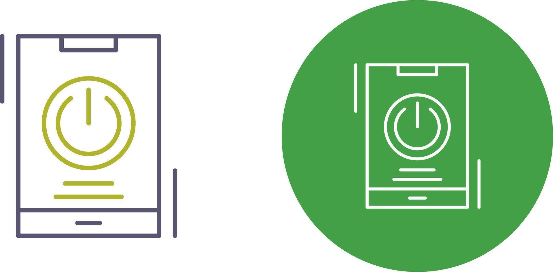 Power Icon Design vector