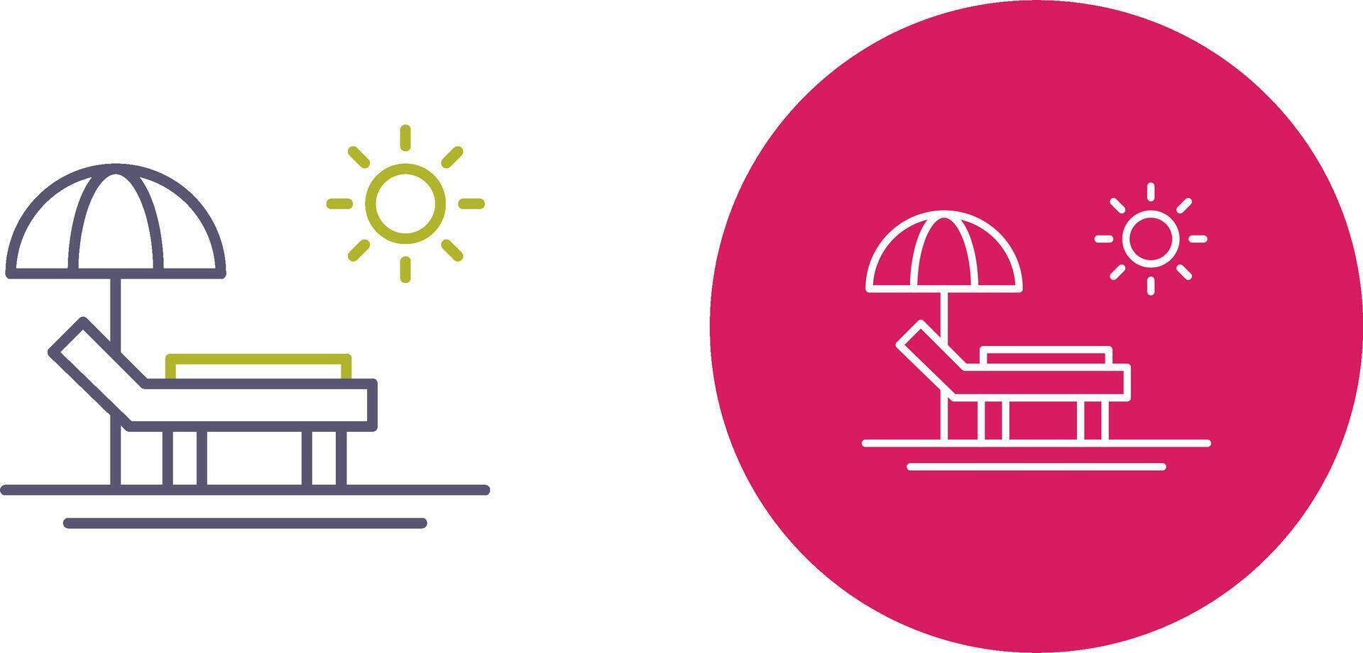 Hammock Icon Design vector