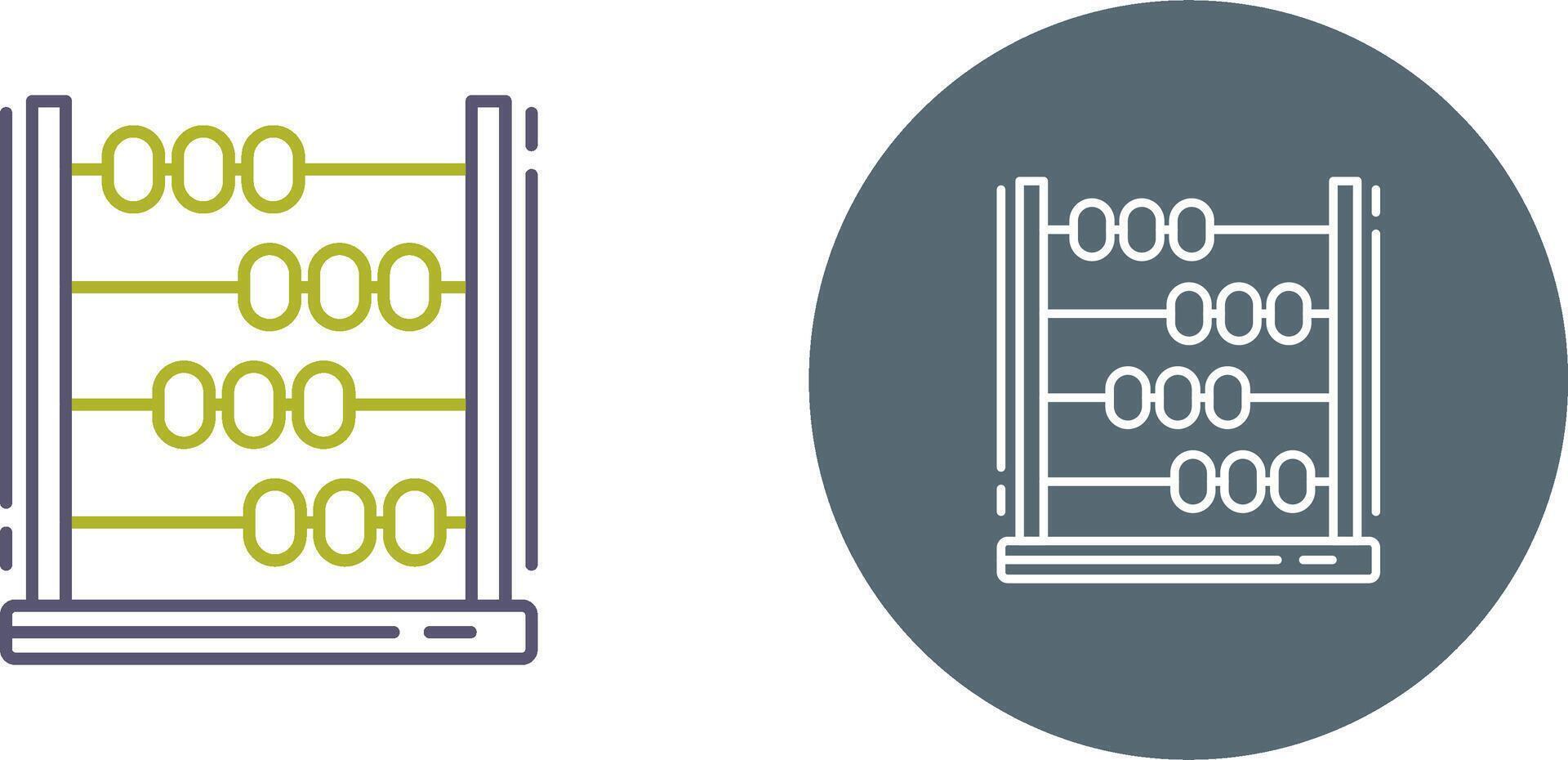 Abacus Icon Design vector