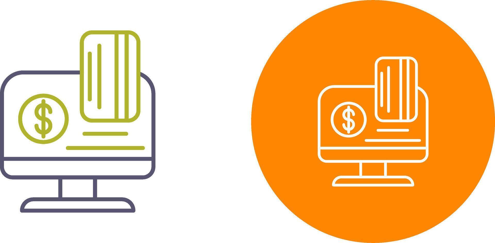 Online Payment Icon Design vector