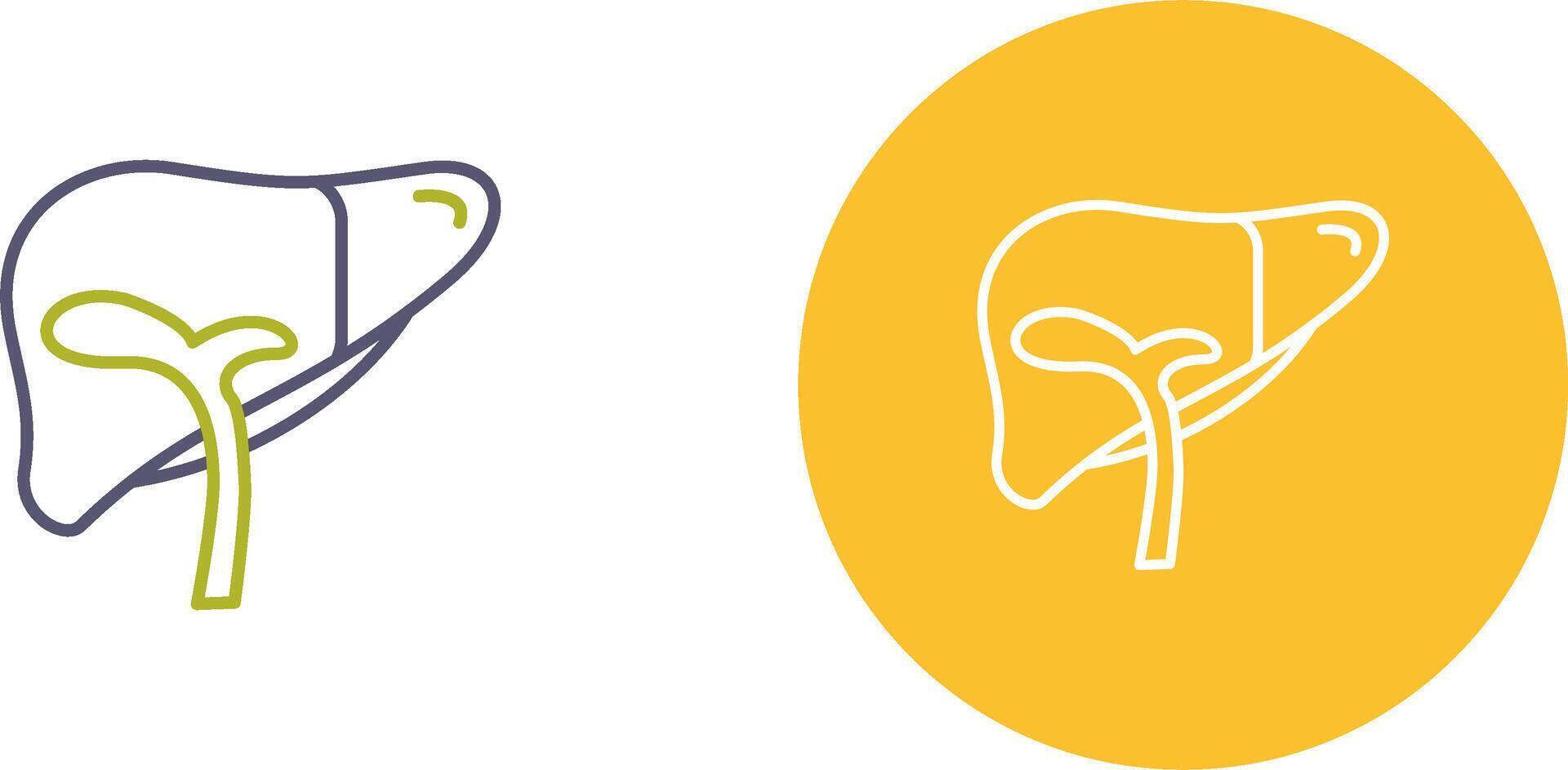Liver Icon Design vector