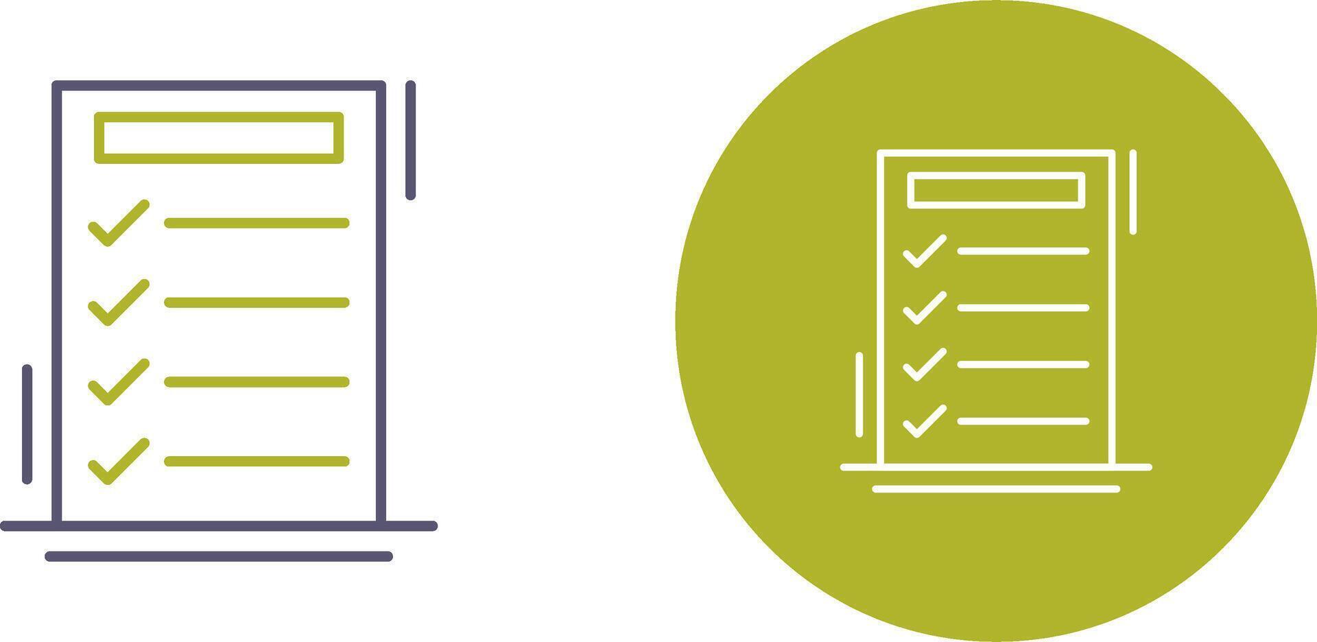 To-do List Icon Design vector