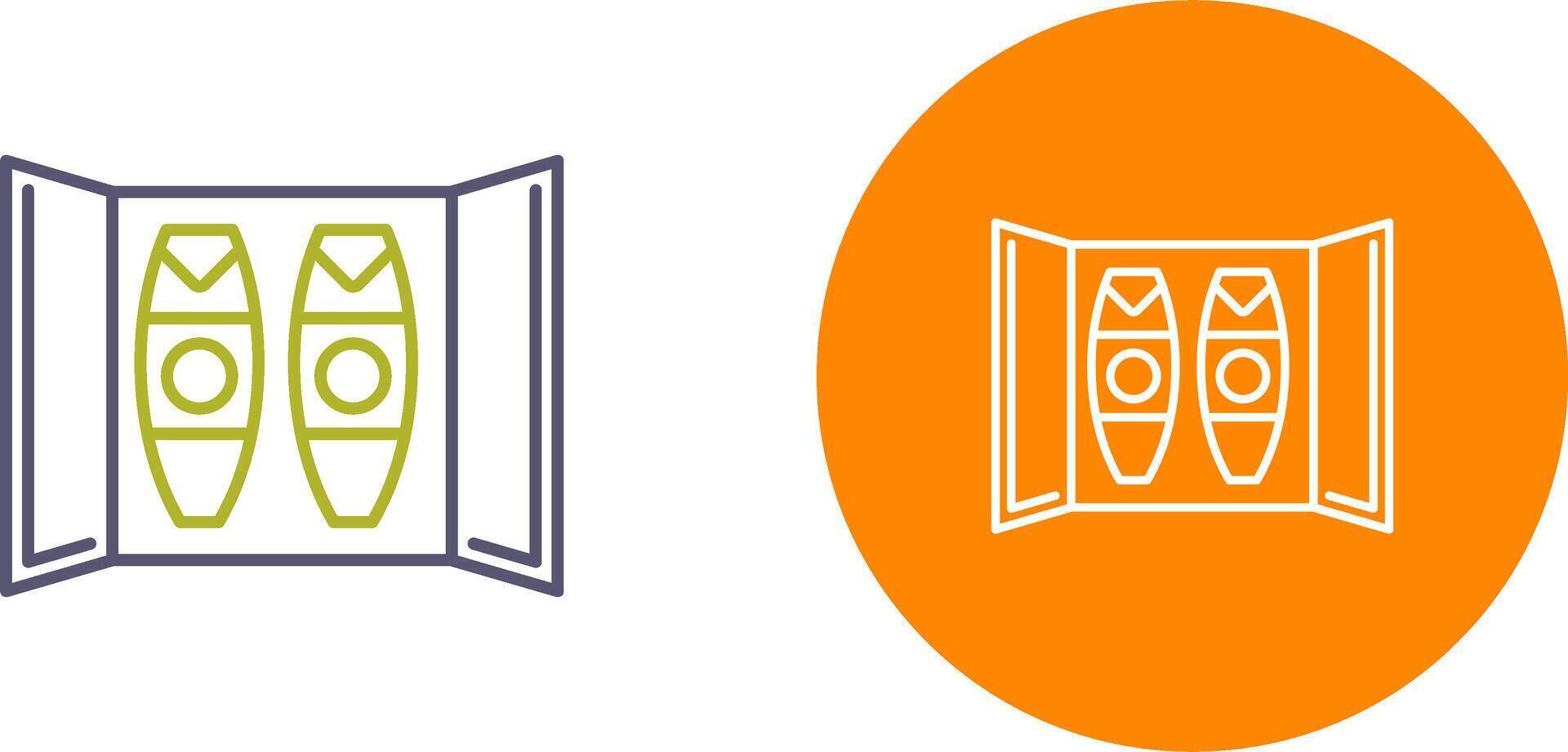 Cigar Box Icon Design vector