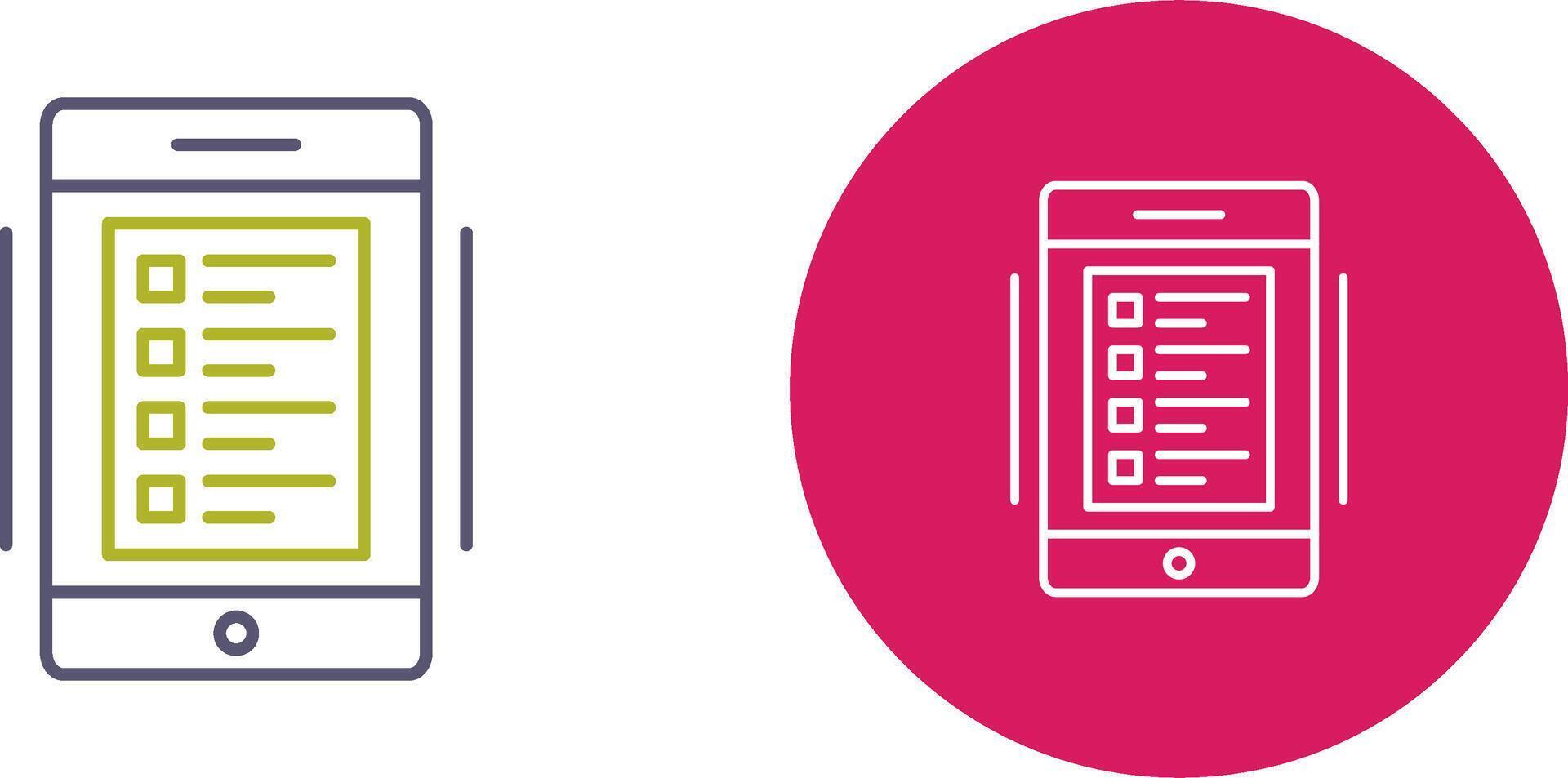 Online Test Icon Design vector