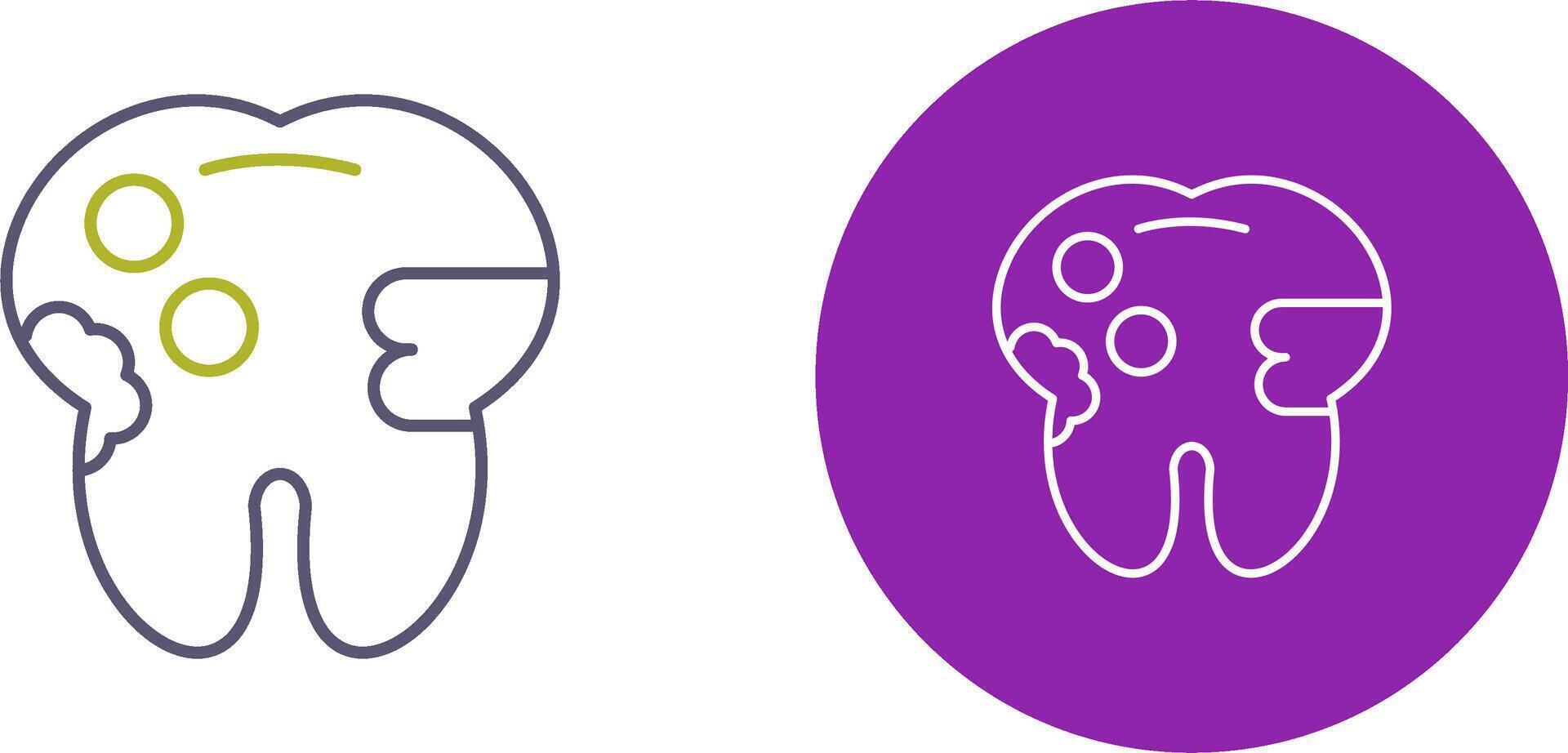 Caries Icon Design vector