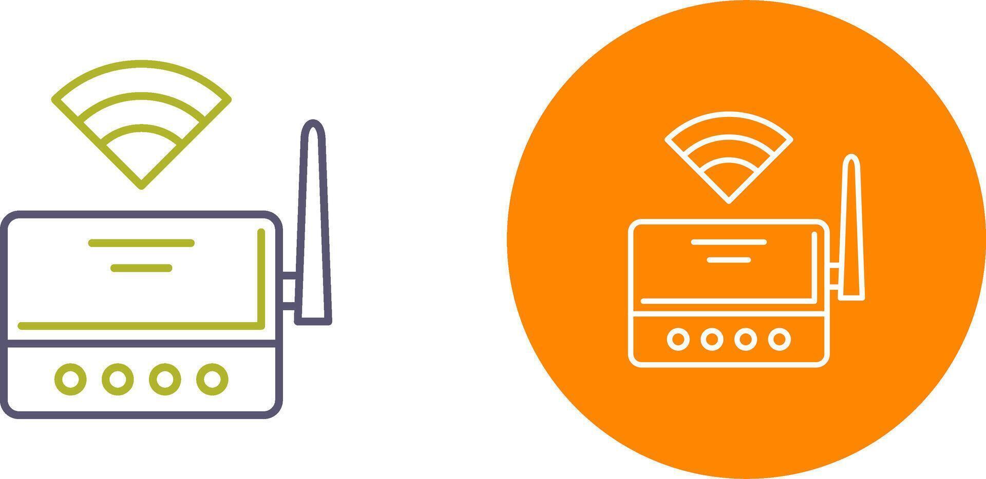 Wifi Router Icon Design vector