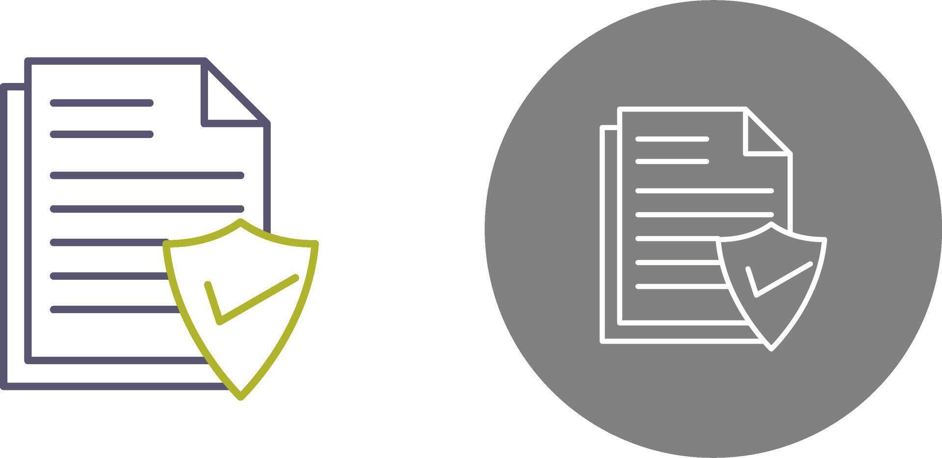 Valid Document Icon Design vector