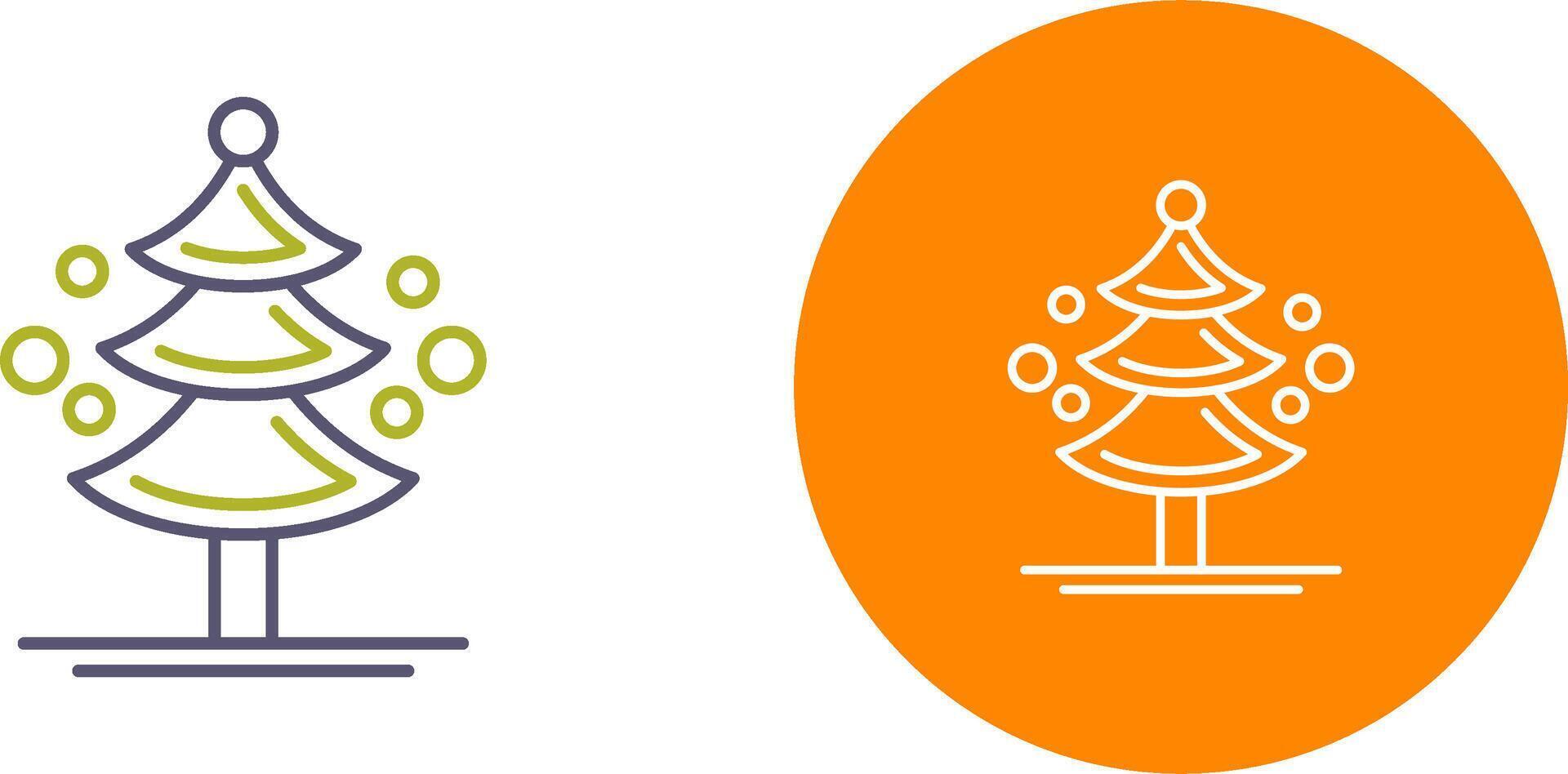 Pine Tree Icon Design vector