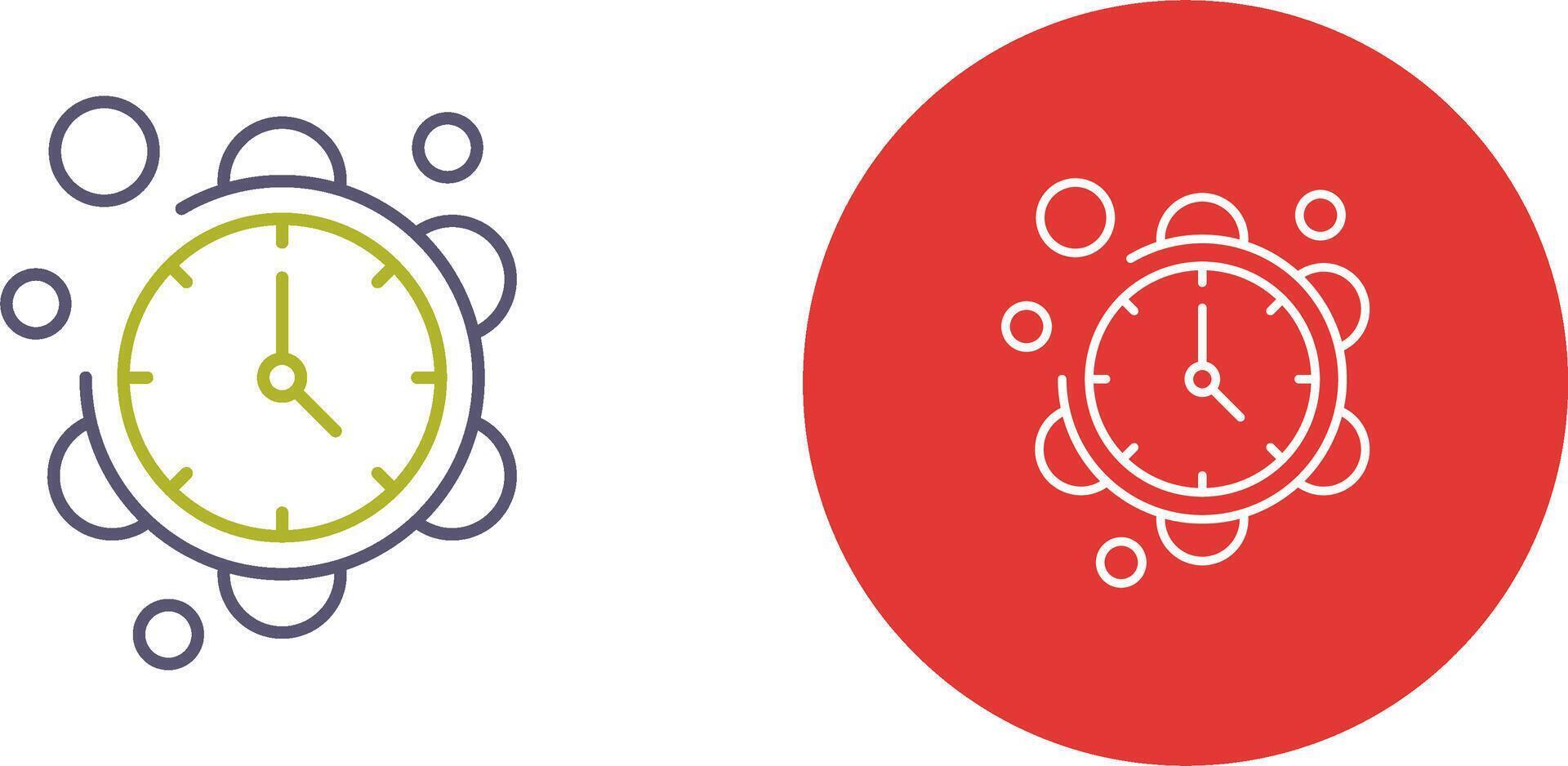 Clock Icon Design vector