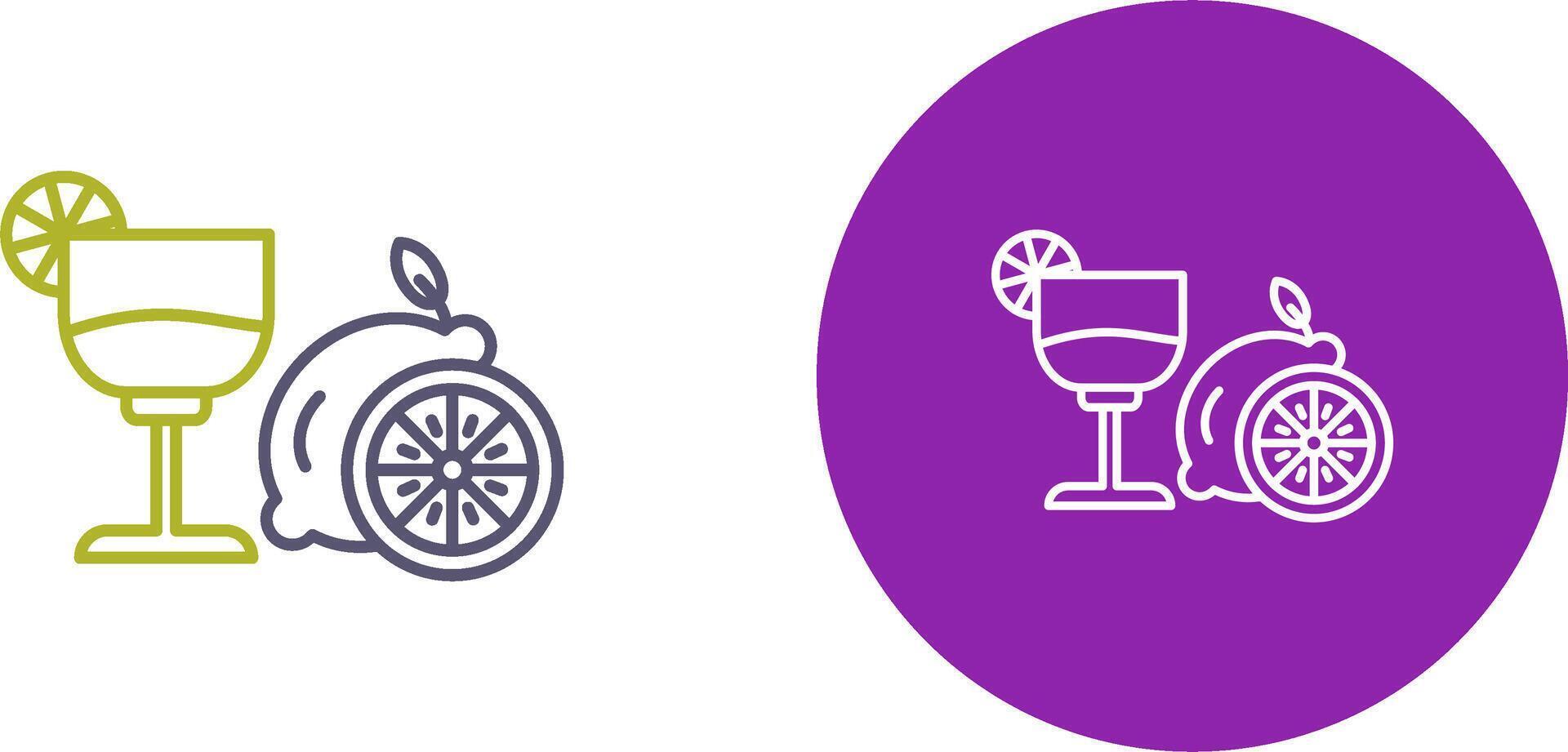 Lime Juice Icon Design vector