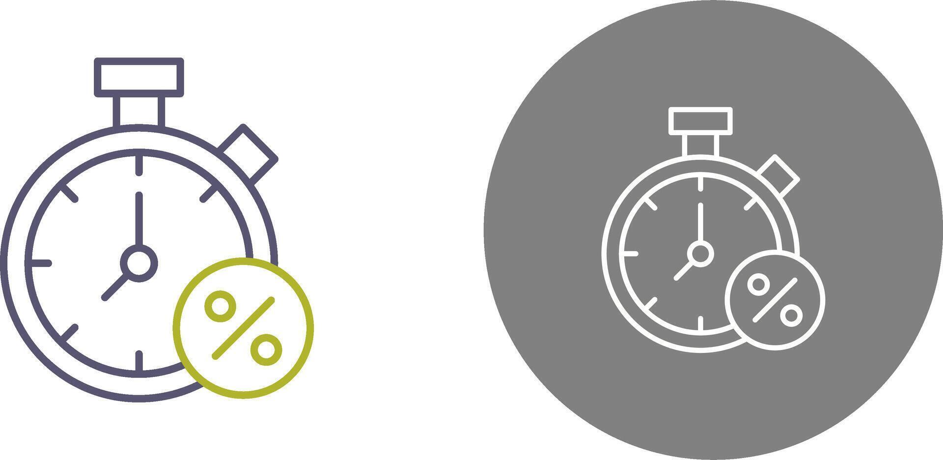 Timer Icon Design vector