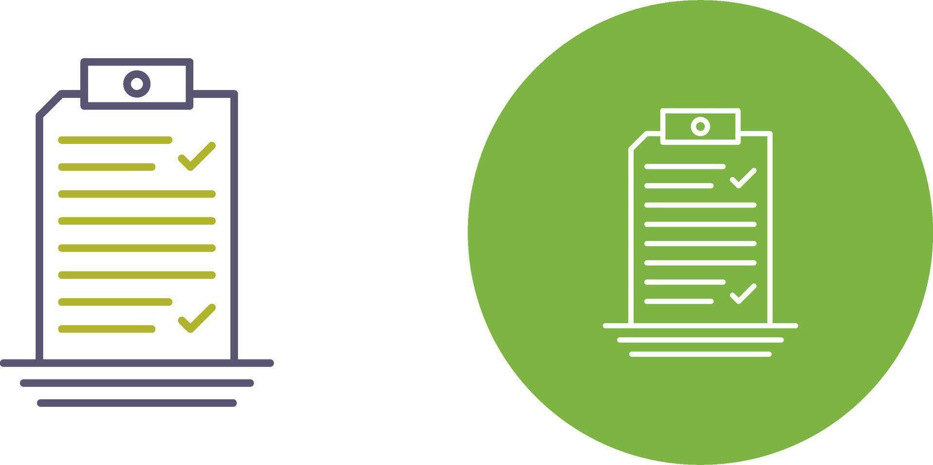 Check List Icon Design vector