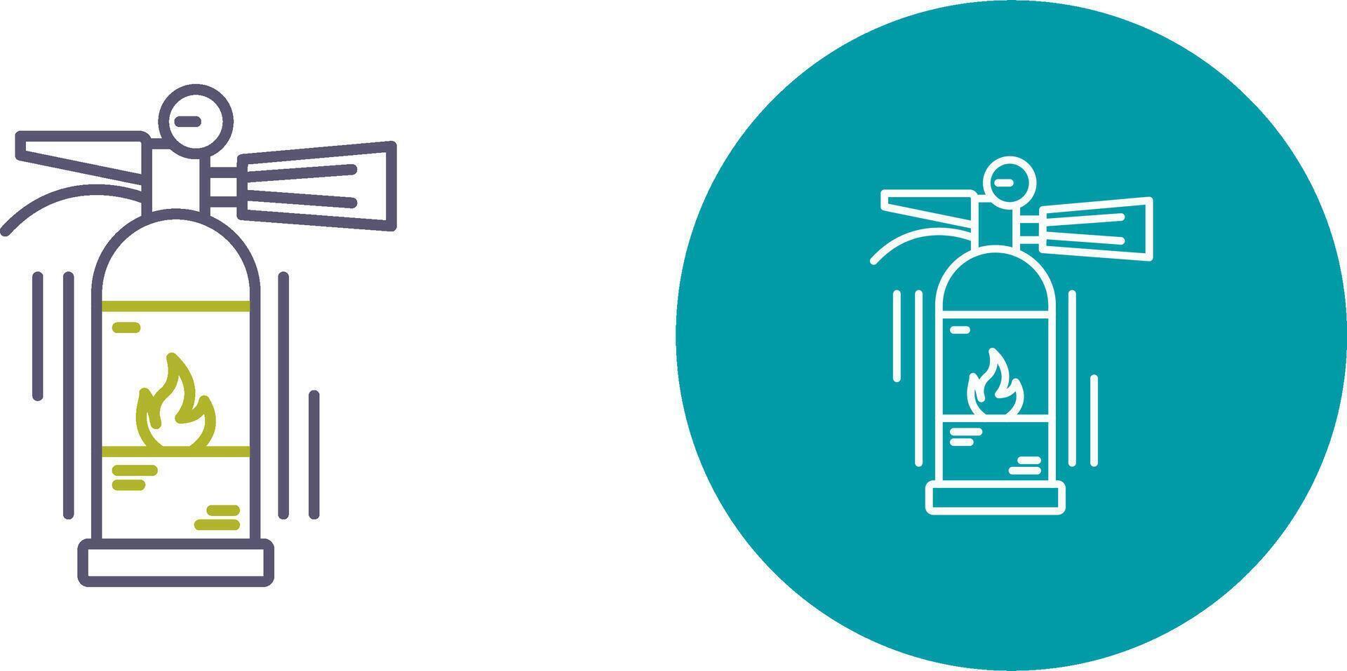 Fire Extinguisher Icon Design vector