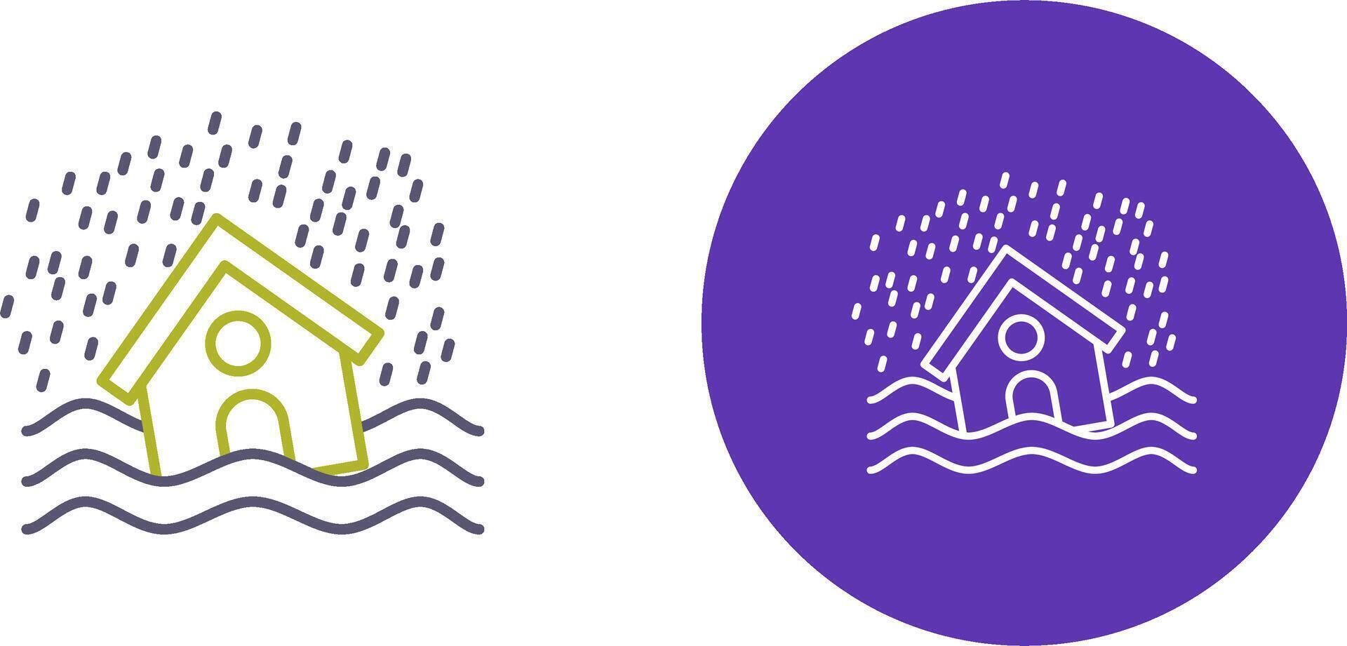 Disaster Icon Design vector