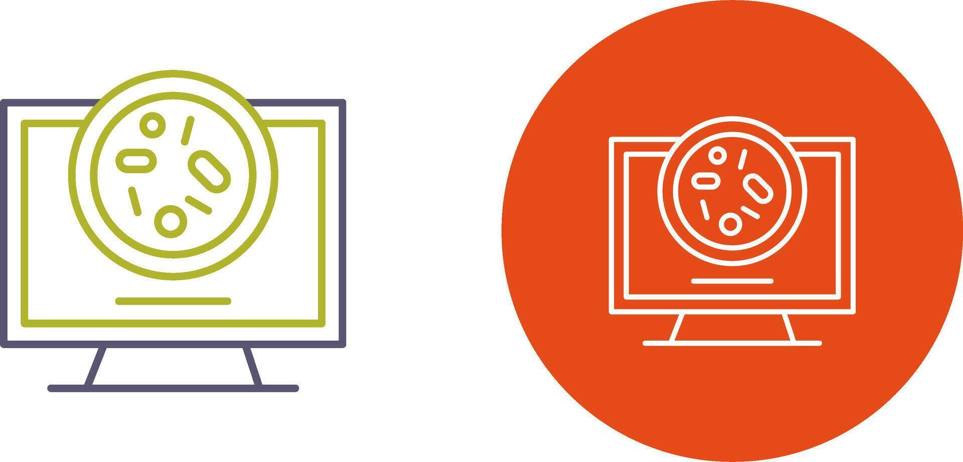 Petri Dish Icon Design vector