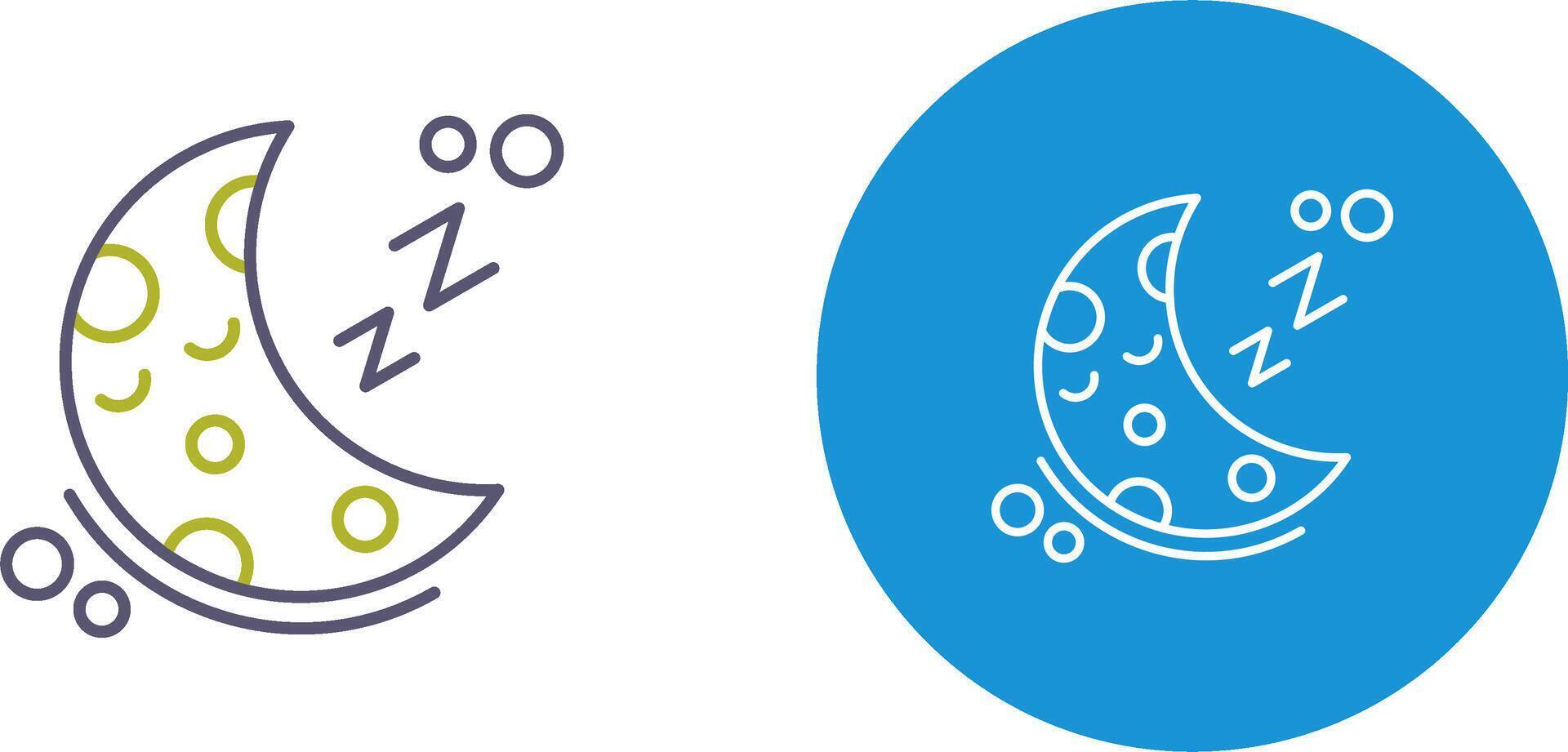 Sleeping Icon Design vector