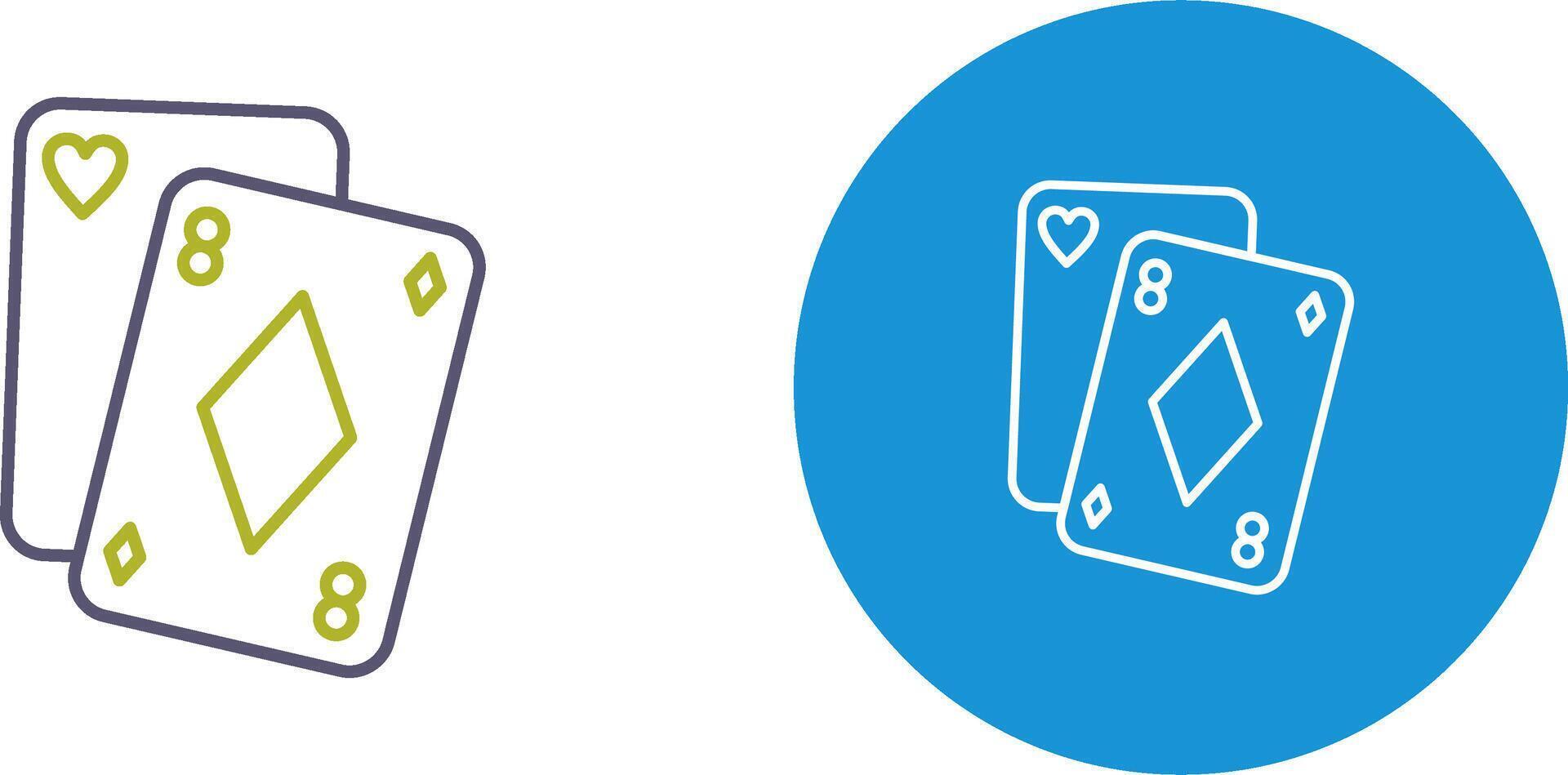 Poker Icon Design vector