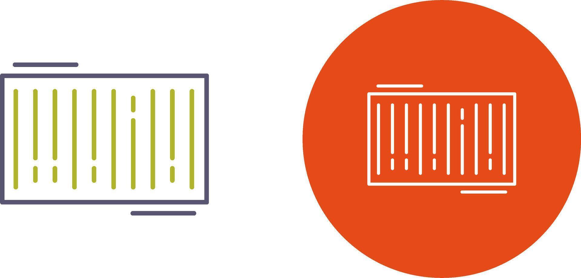 Barcode Icon Design vector