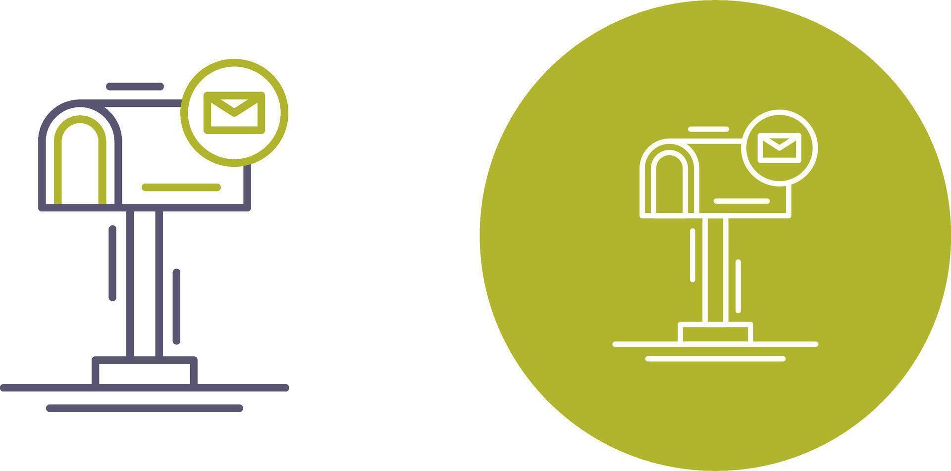 Mail Box Icon Design vector