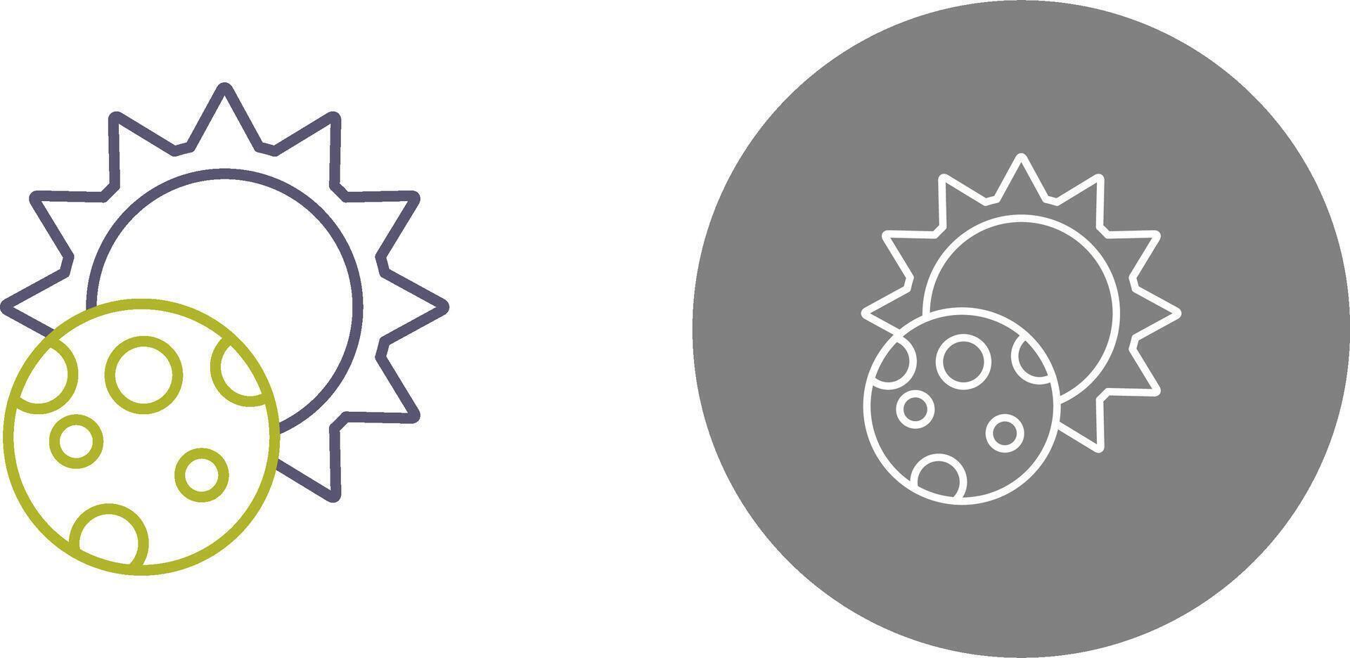 Eclipse Icon Design vector