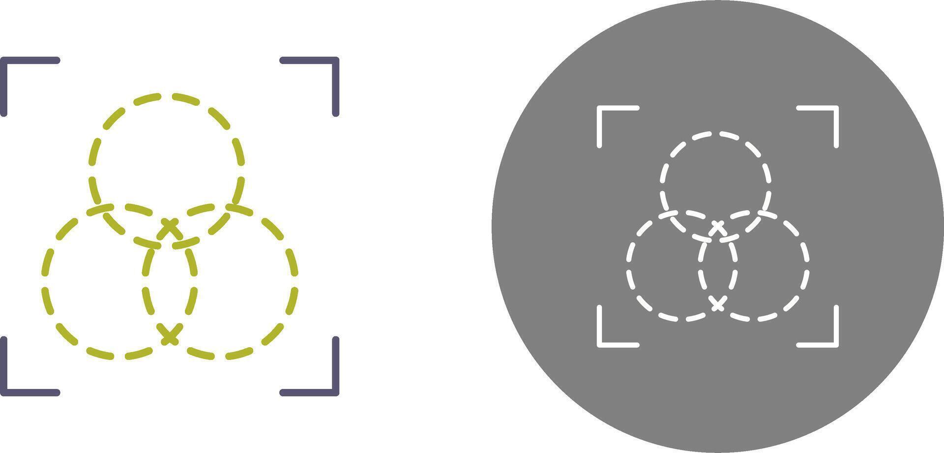 Intersection Icon Design vector