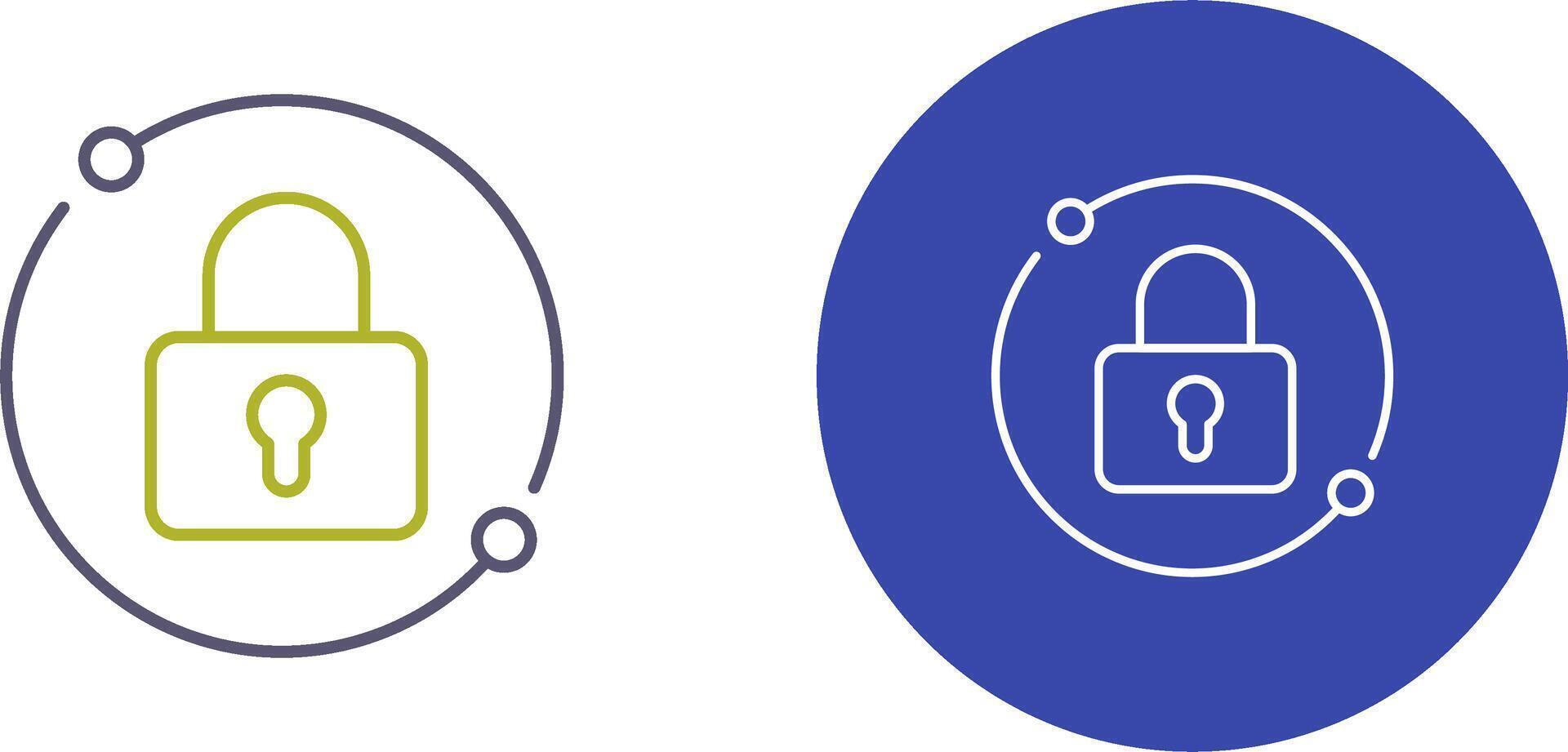 Pad Lock Icon Design vector