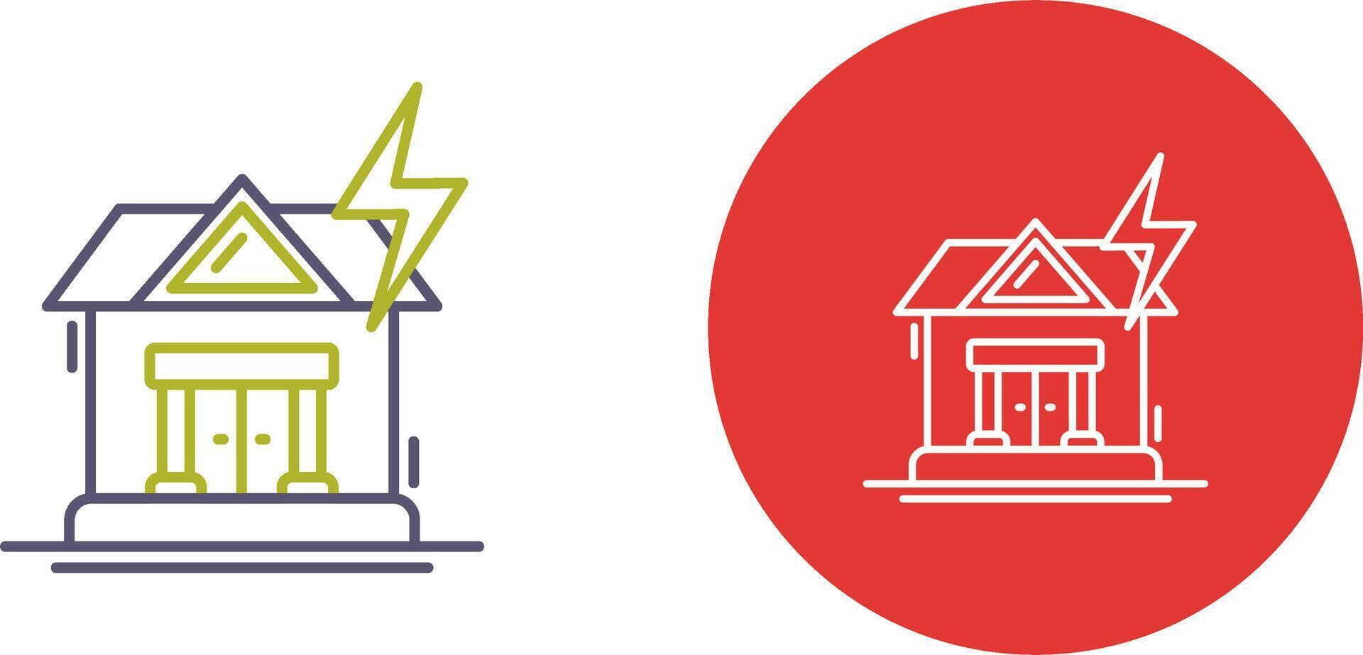Natural Disaster Icon Design vector