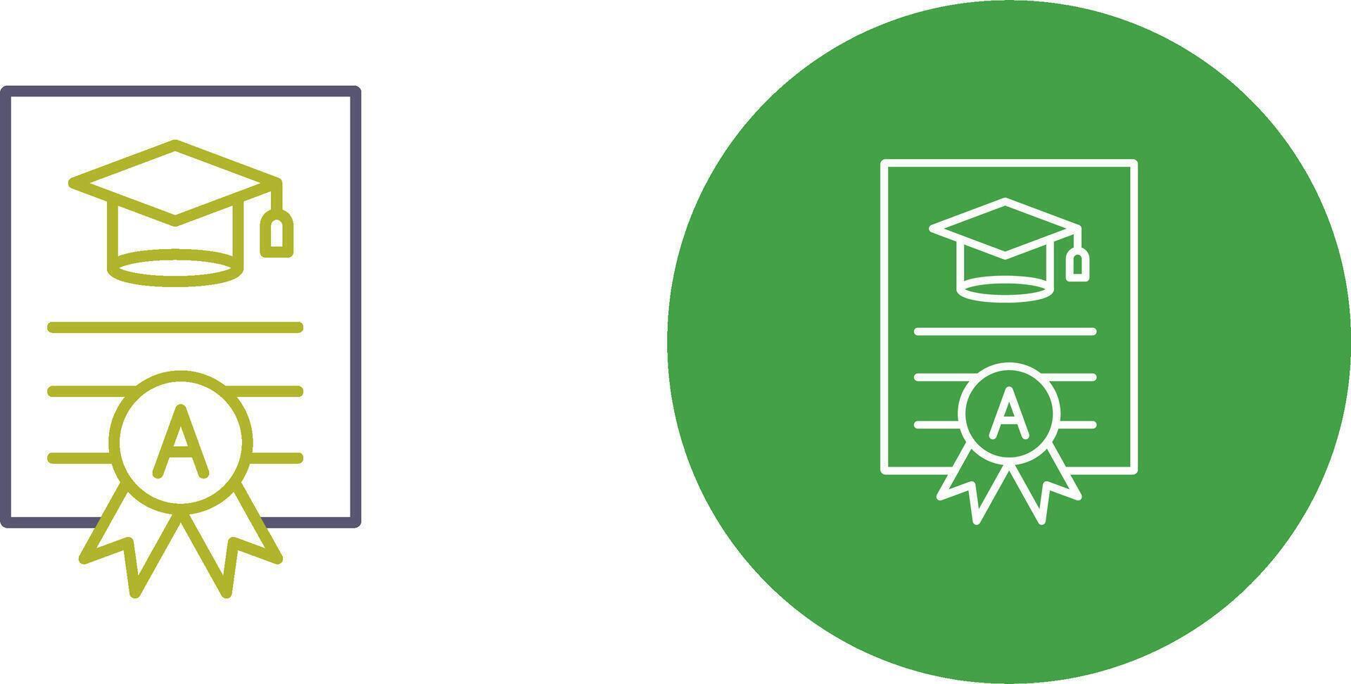 Report Card Icon Design vector