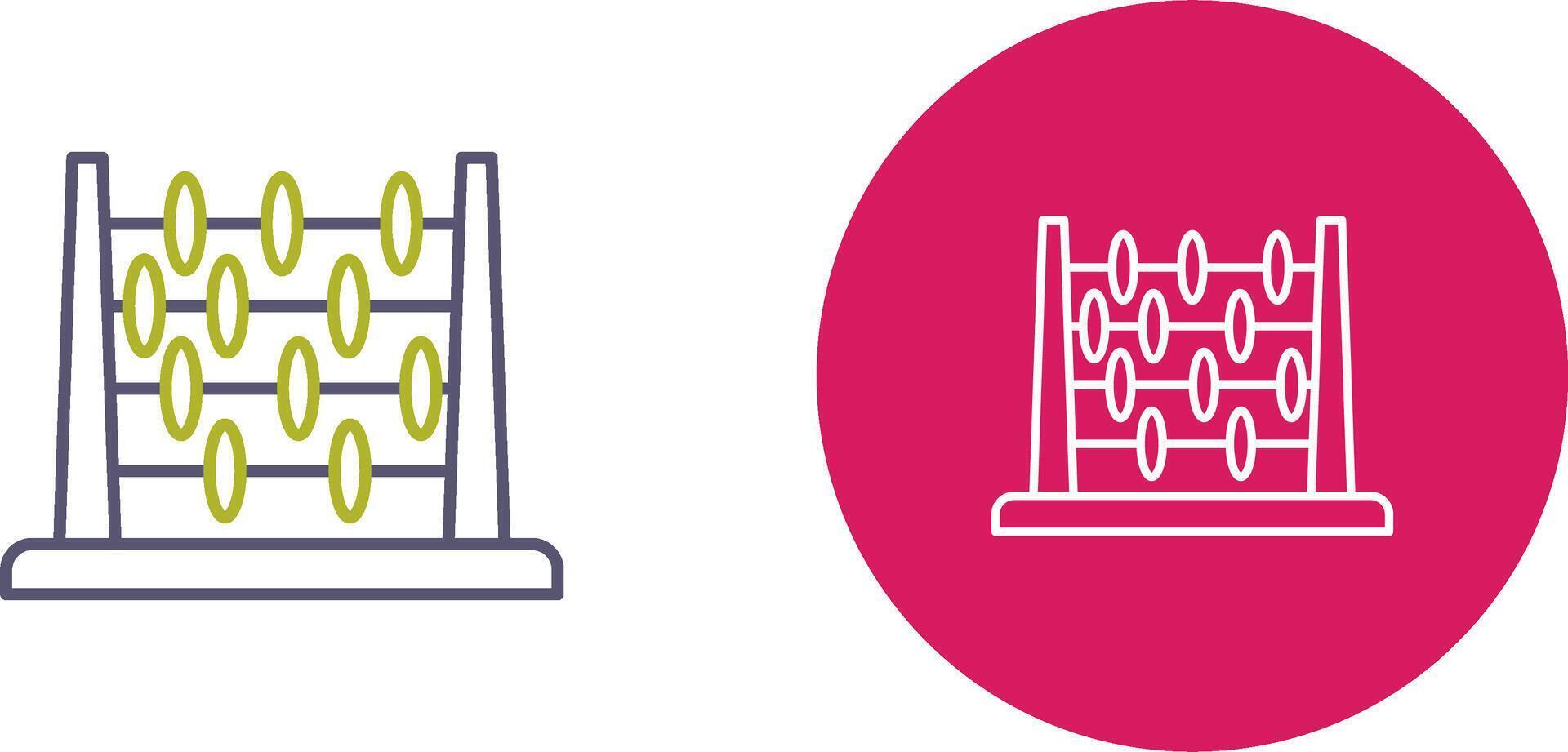 Abacus Icon Design vector