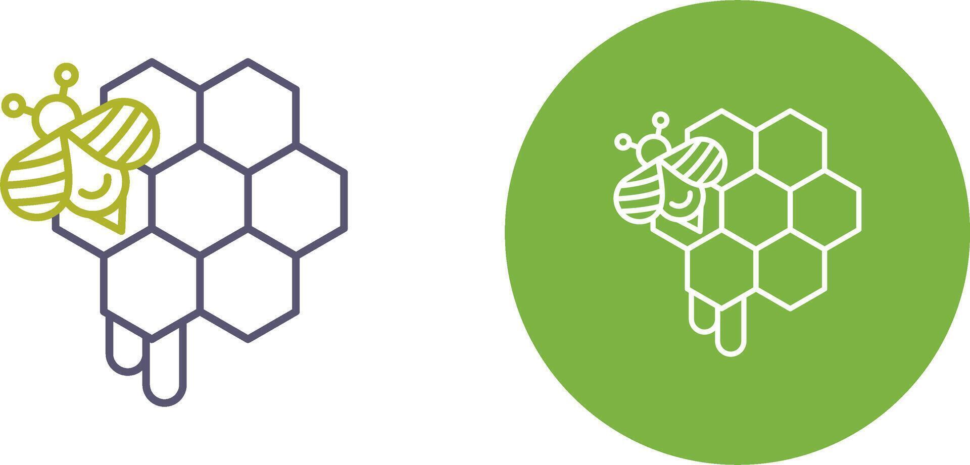 Honeycomb Icon Design vector