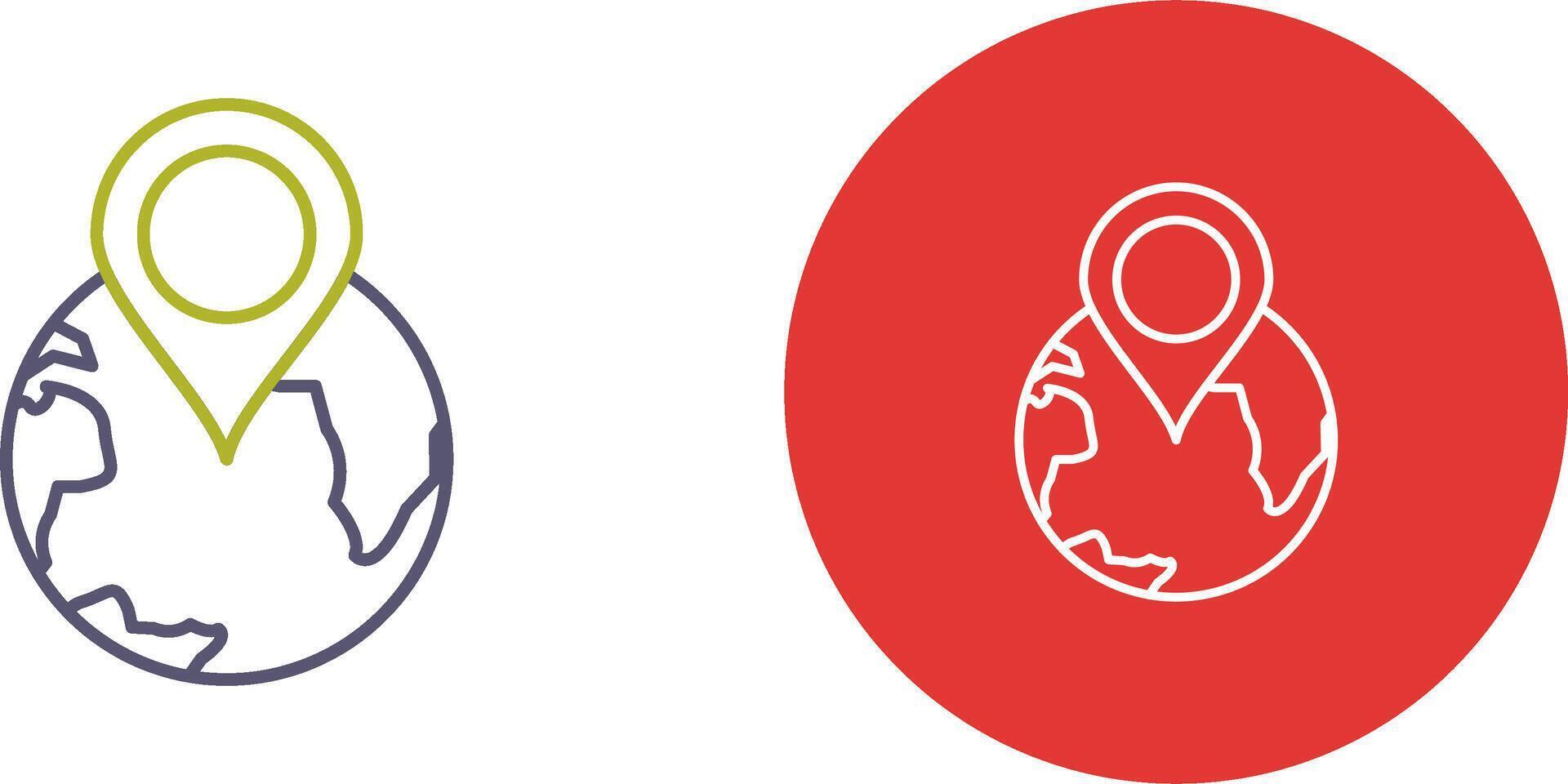 World tour Icon Design vector