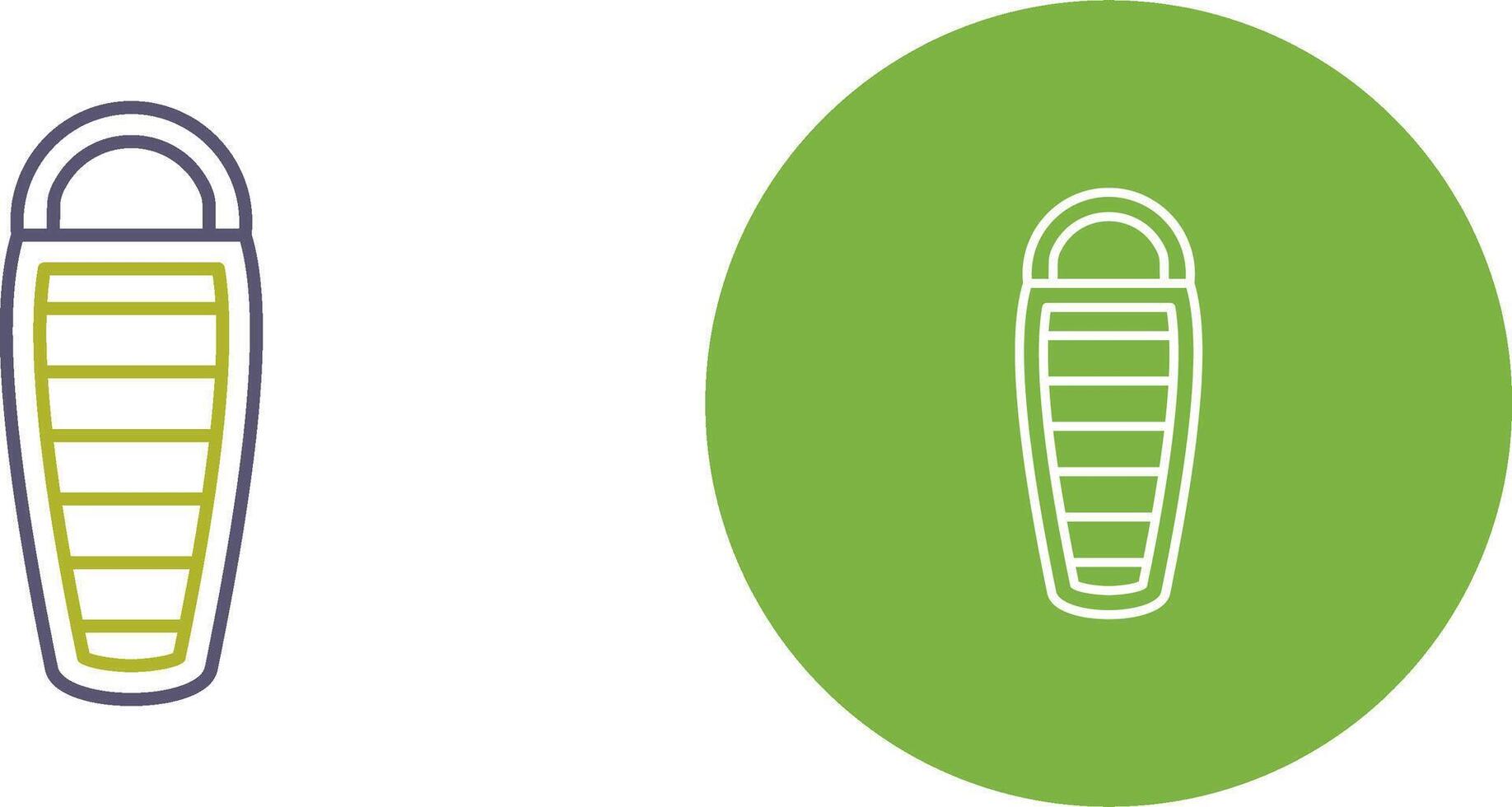 Sleeping Bag Icon Design vector