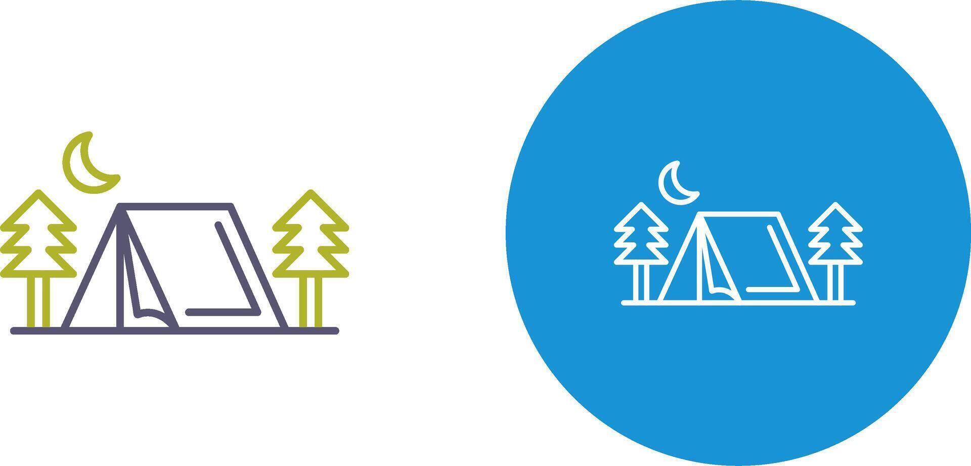Tent Icon Design vector