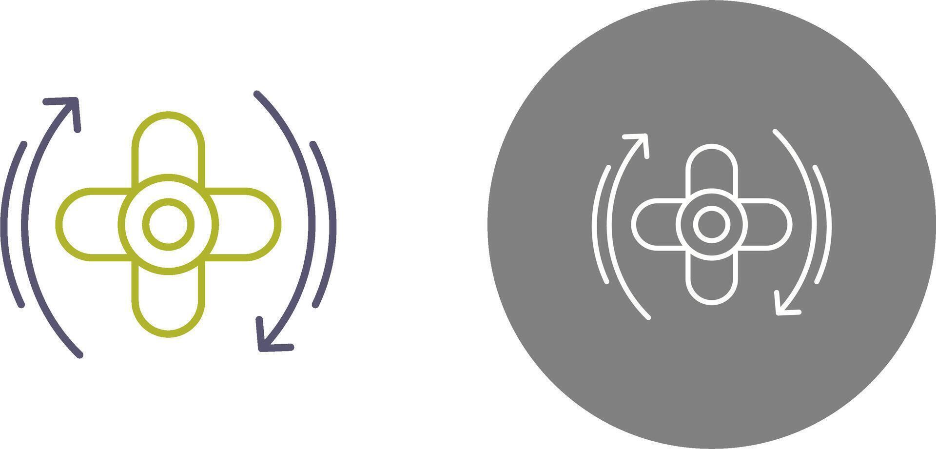 Rotate Icon Design vector