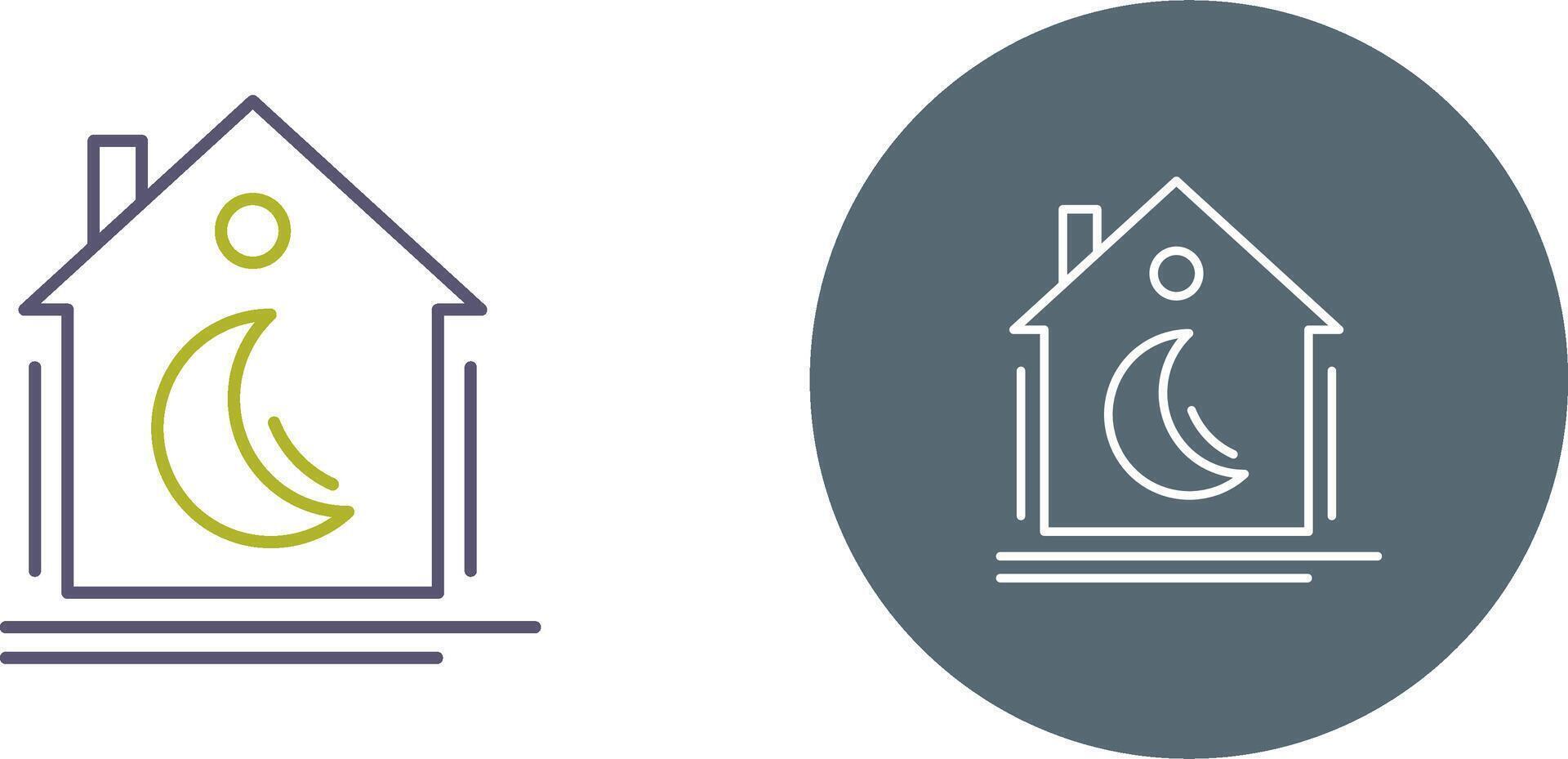 Night Mode Icon Design vector
