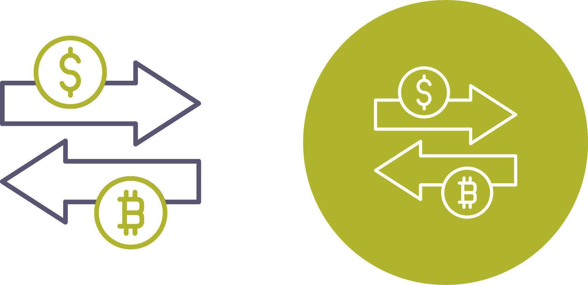 Money Exchange Icon Design vector