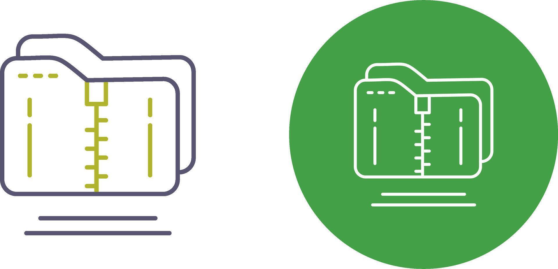 Compressed Icon Design vector