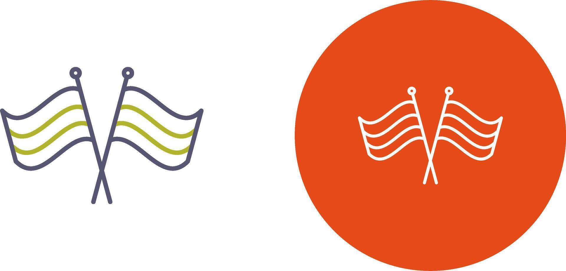 Flag Icon Design vector