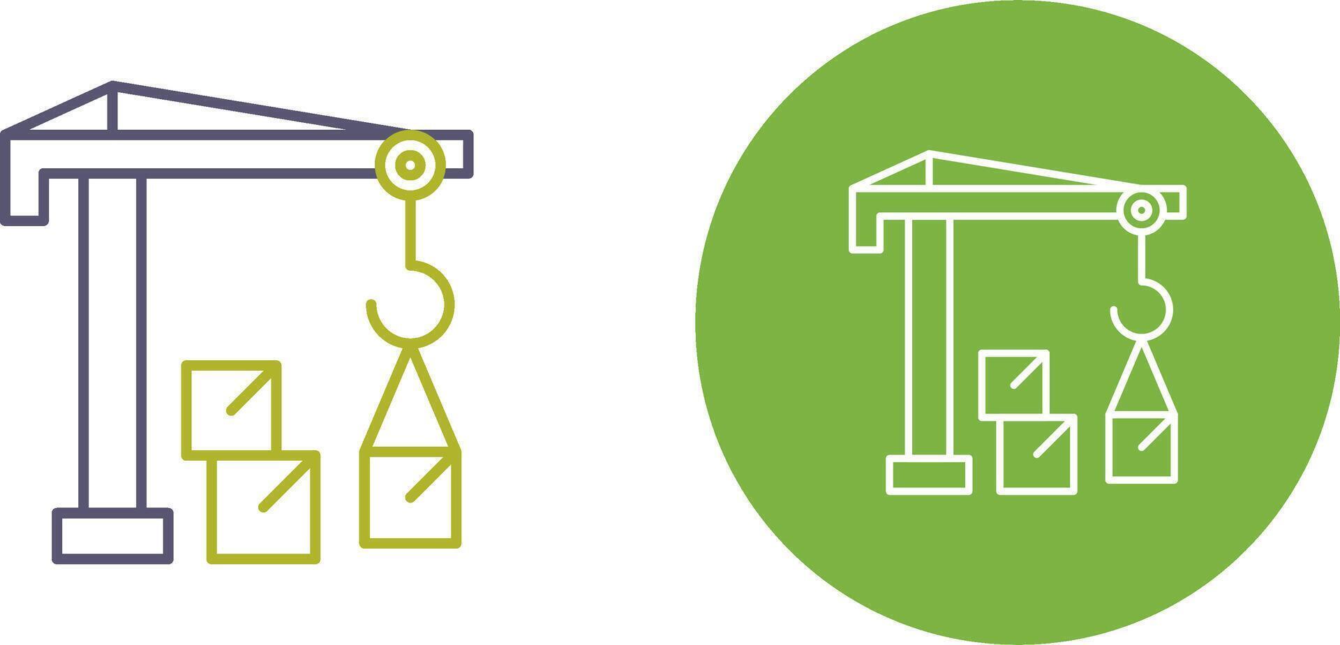 Robotic Arm Icon Design vector