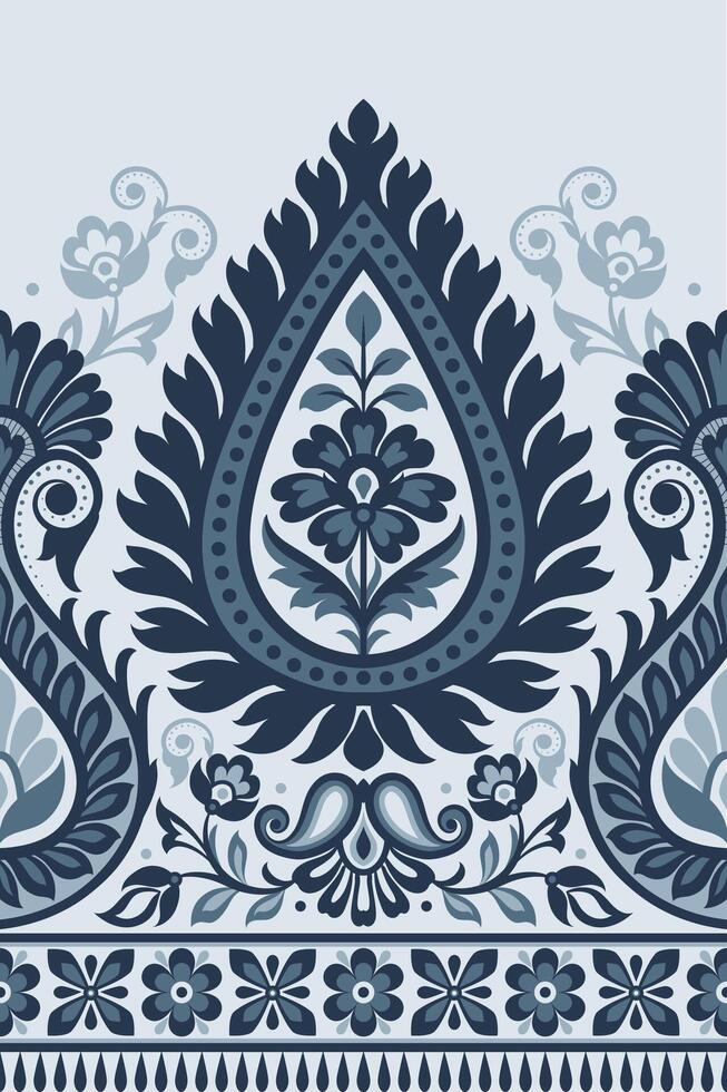 Seamless pattern background Geometric ethnic oriental ikat seamless pattern traditional Design for background, carpet, wallpaper, clothing, wrapping, Batik, fabric, illustration embroidery. vector