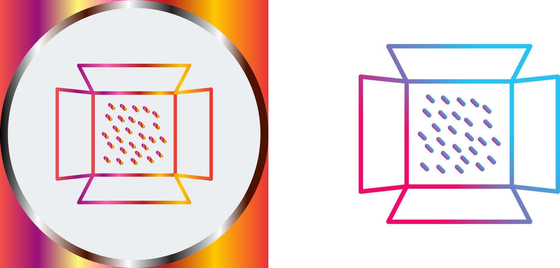 Unique Lights Icon Design vector