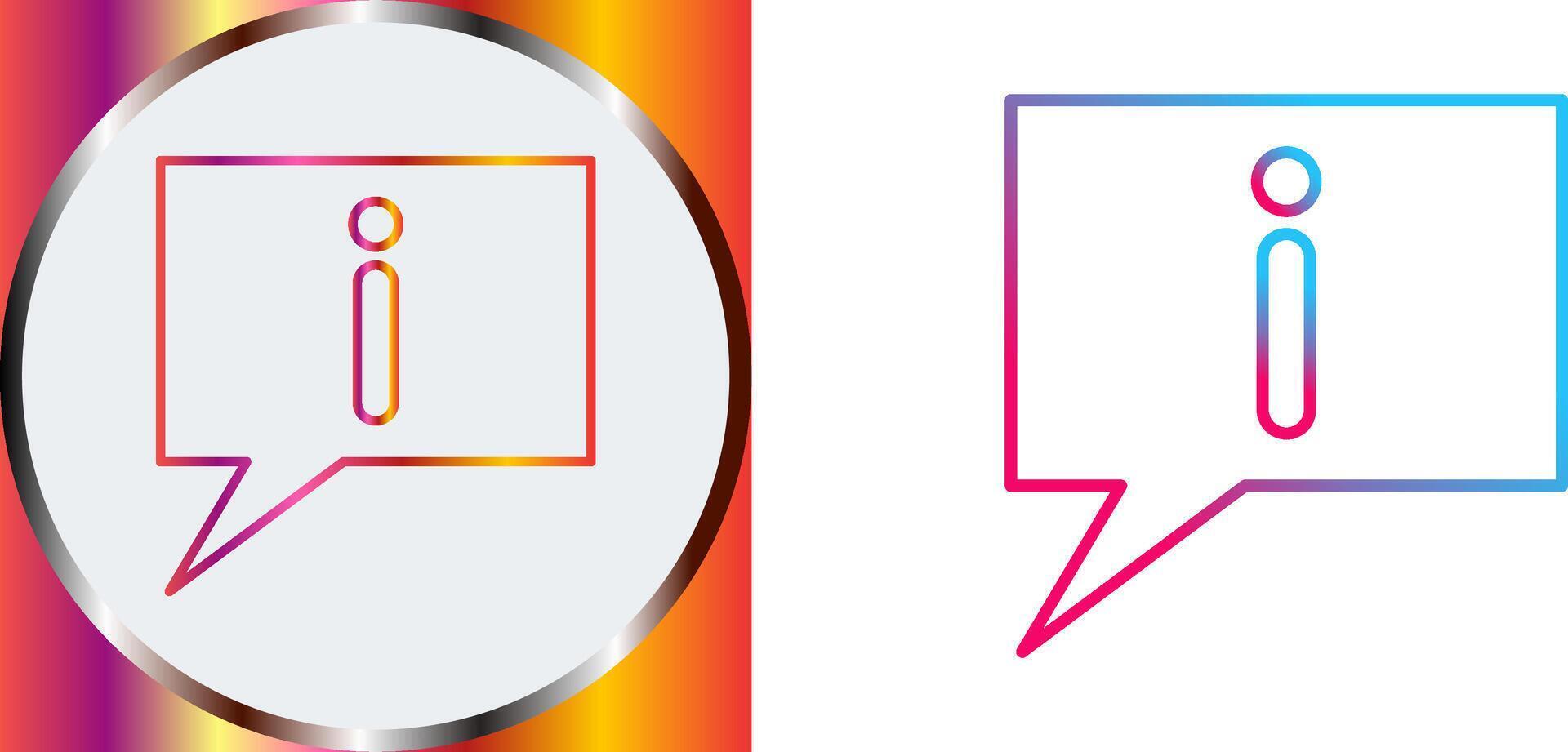Information Icon Design vector