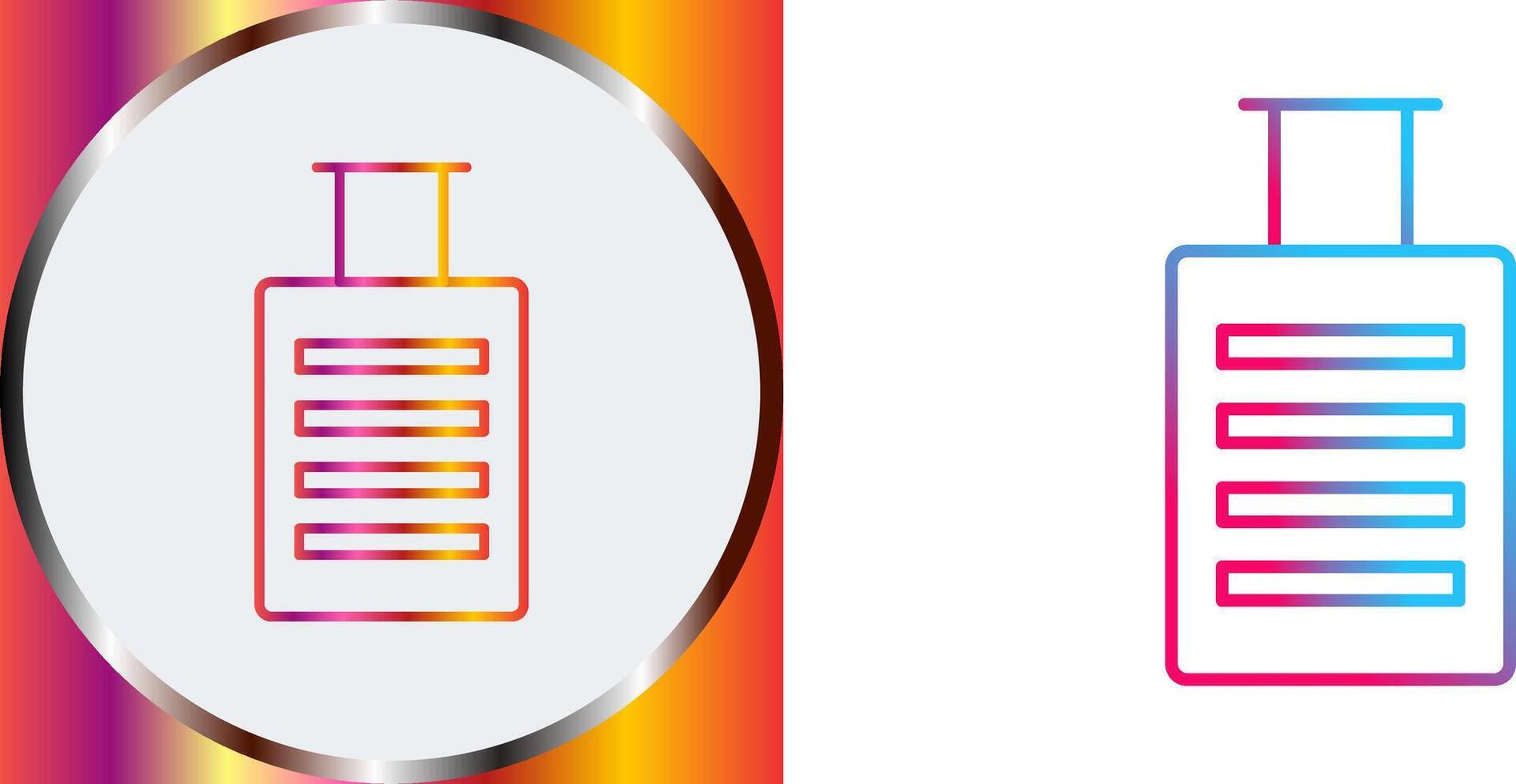 Luggage Icon Design vector