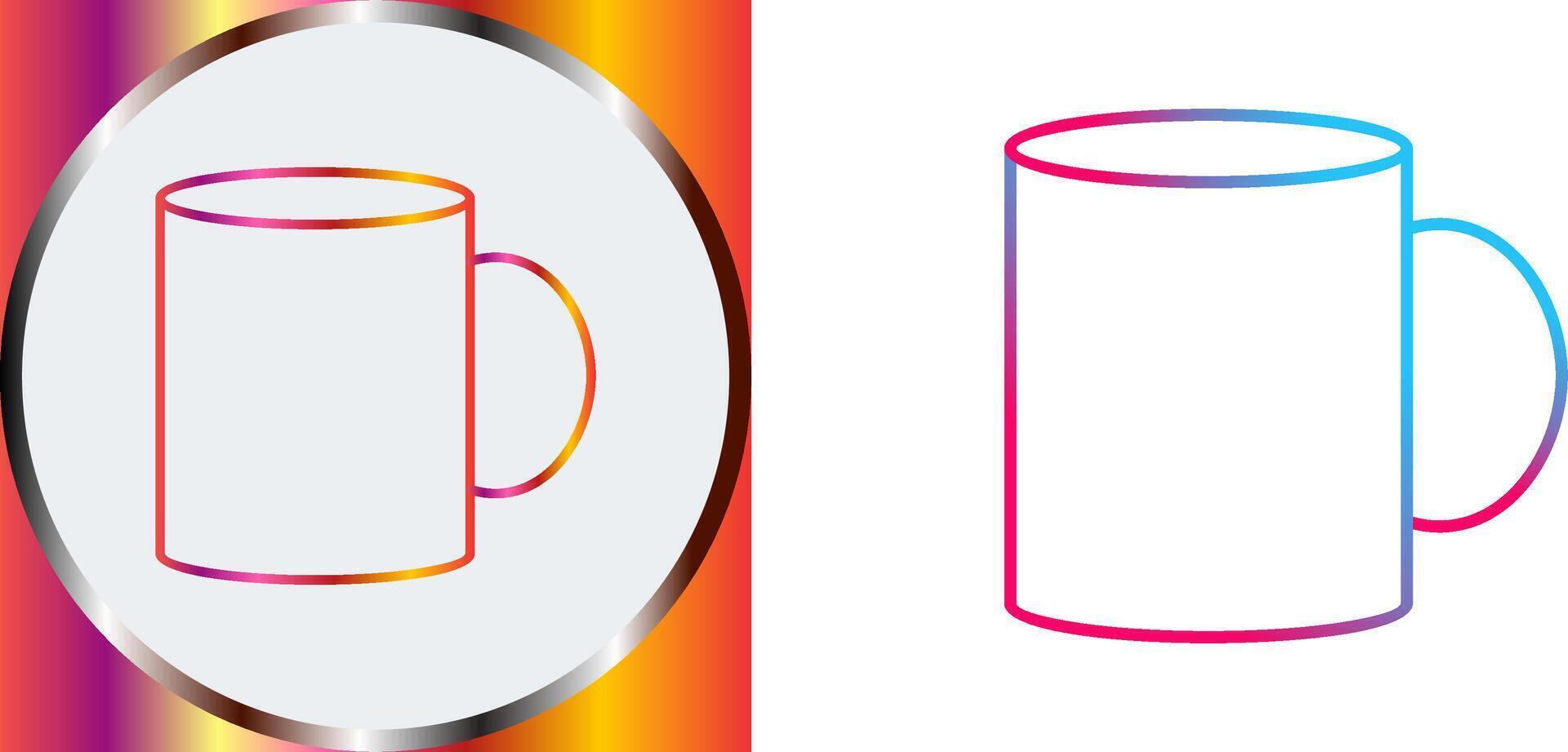 Coffee Mug Icon Design vector