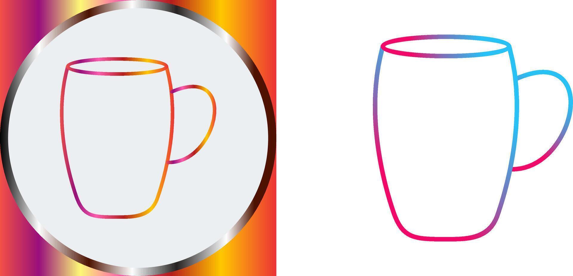 Mug Icon Design vector