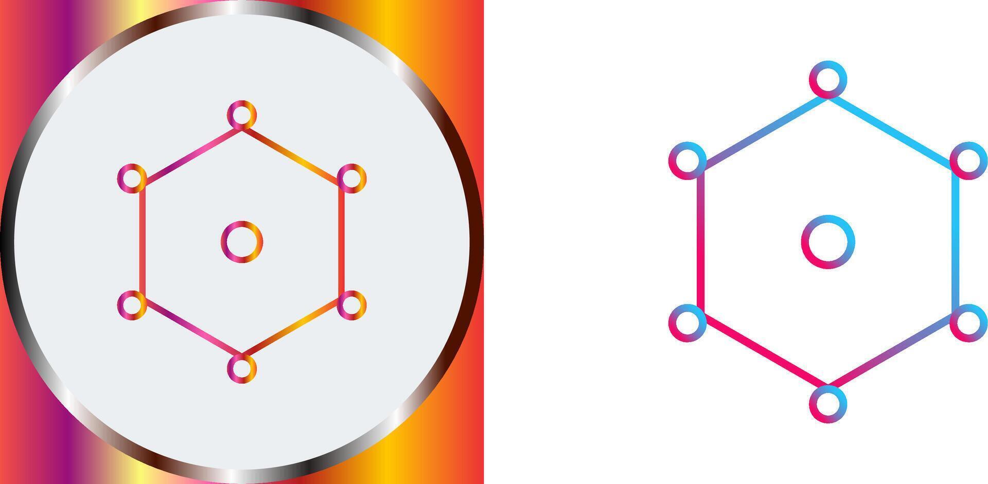 Unique Nodes Icon Design vector