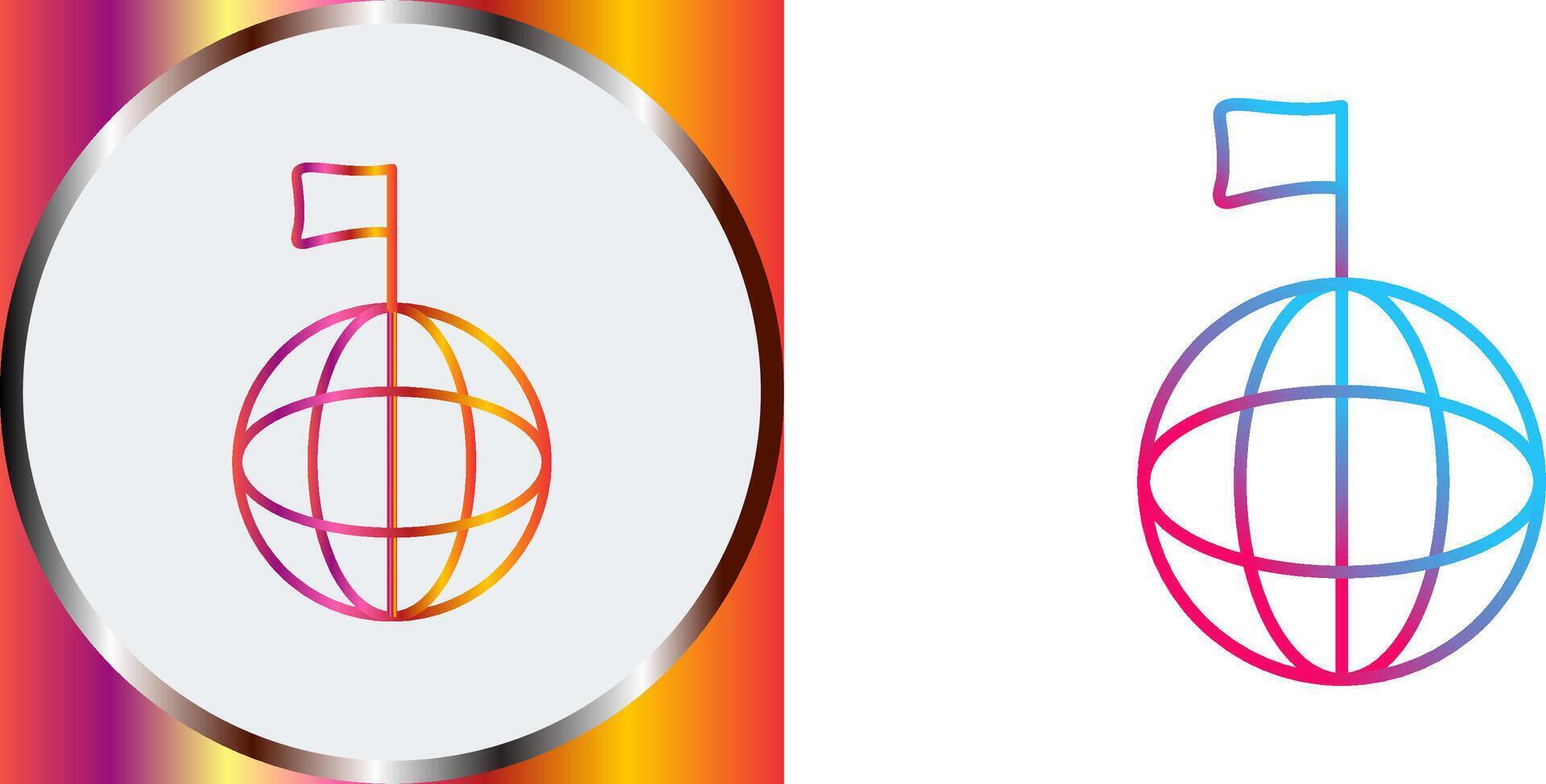 Unique Global Signals Icon Design vector